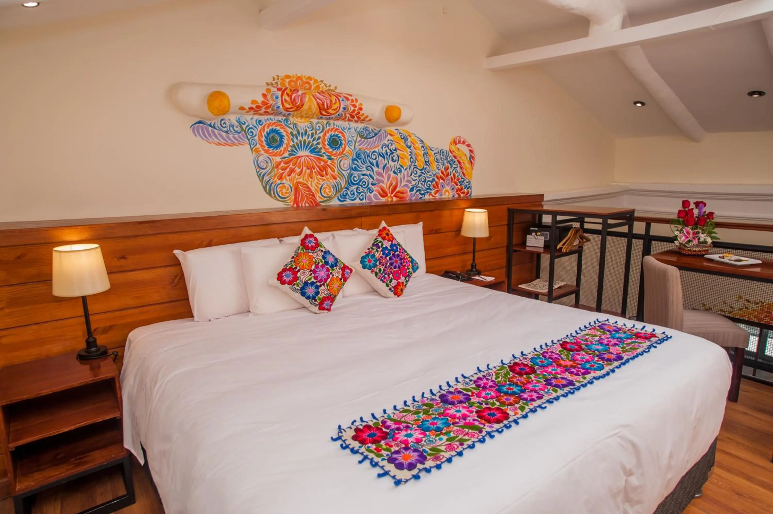 Photo of the whole room, Bed in Casa Biru Hotel Boutique