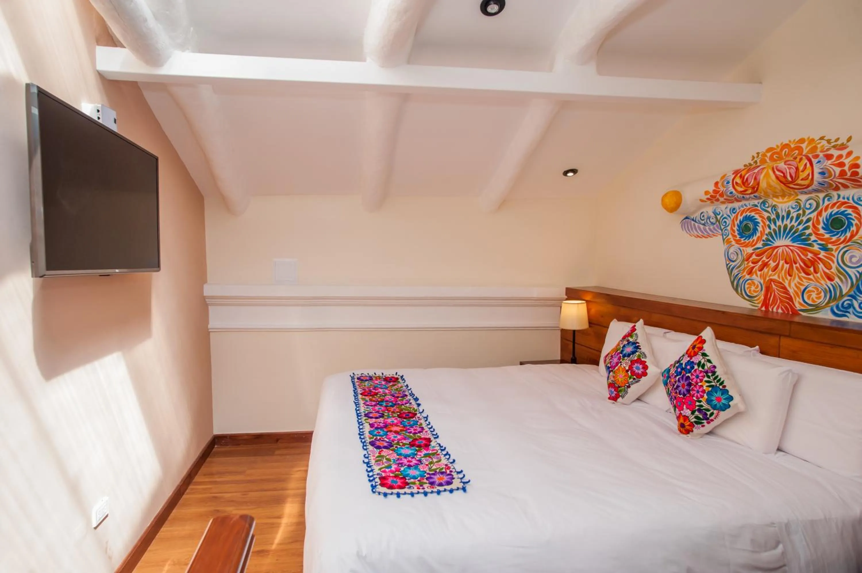 Bedroom, Bed in Casa Biru Hotel Boutique