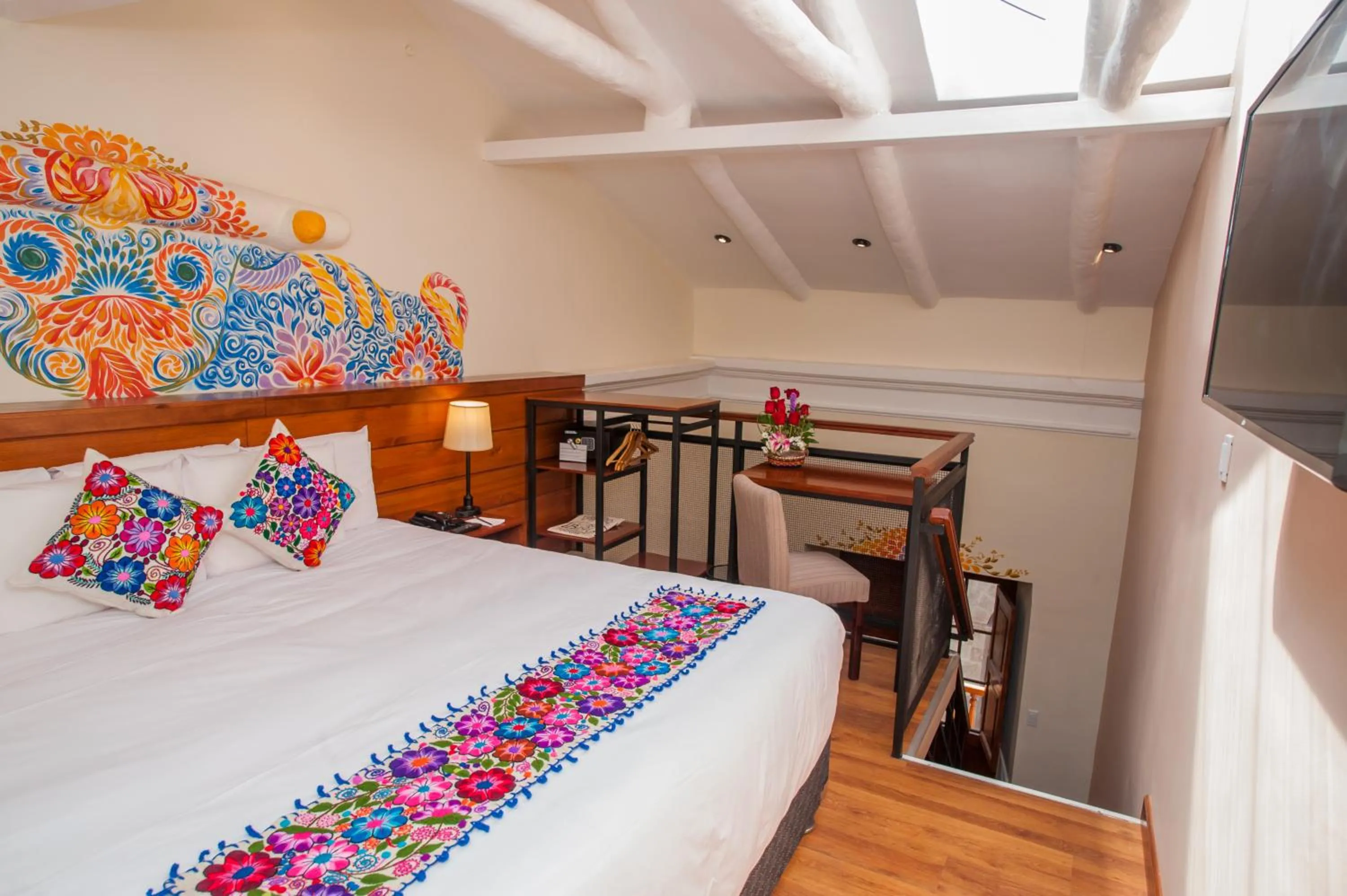 Photo of the whole room, Bed in Casa Biru Hotel Boutique