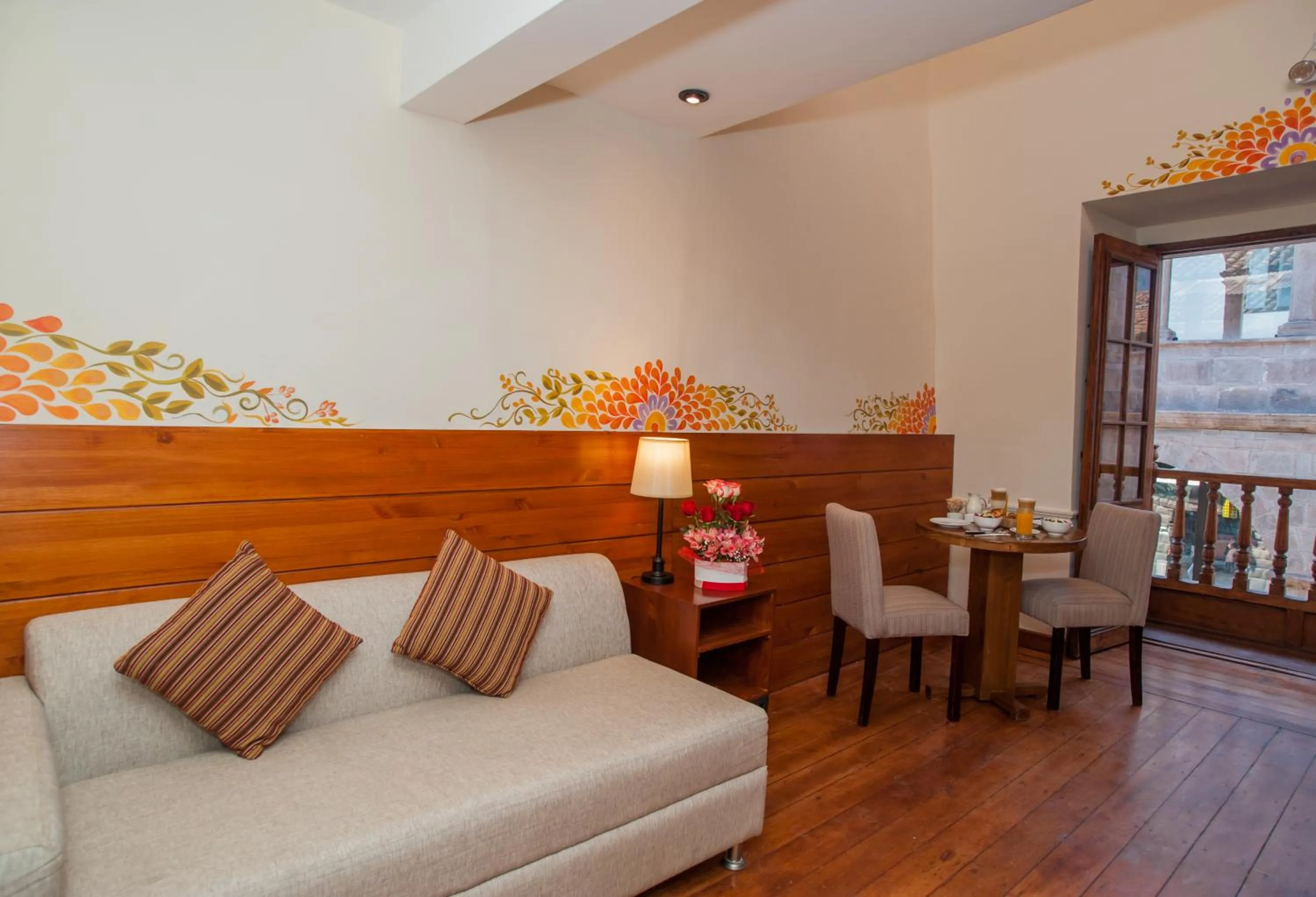 Living room in Casa Biru Hotel Boutique