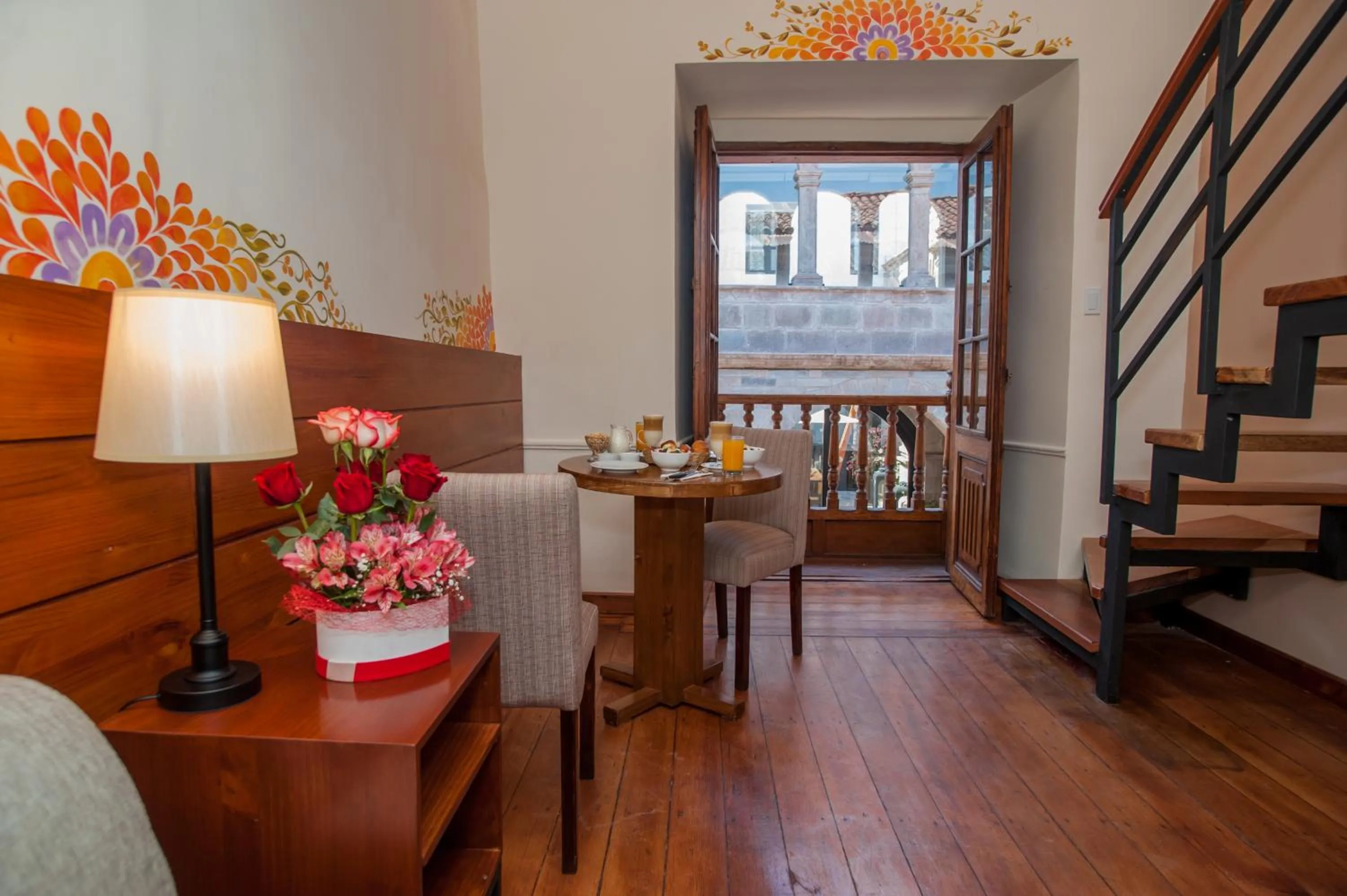 Living room in Casa Biru Hotel Boutique