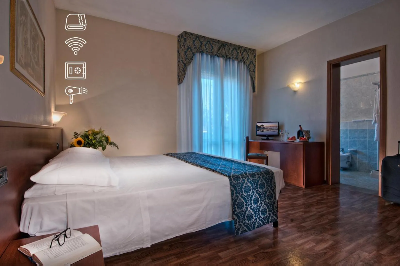 Bed in Hotel Terme Belsoggiorno