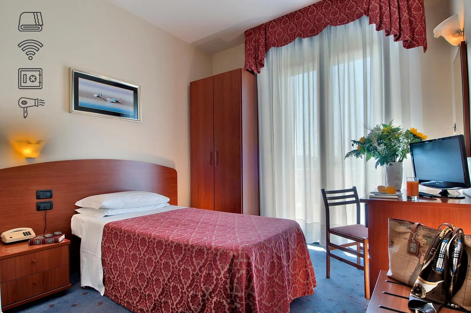 Bed in Hotel Terme Belsoggiorno