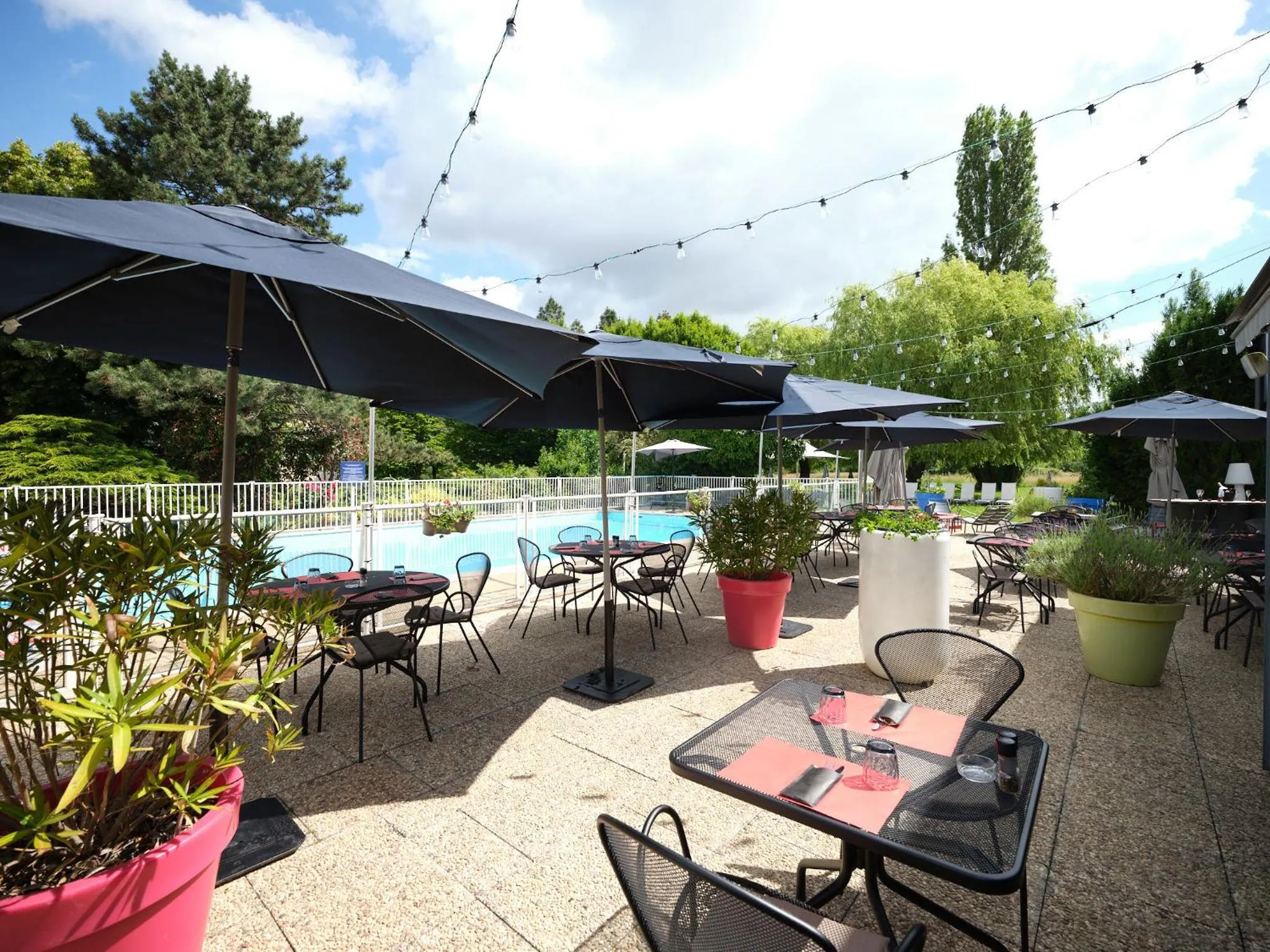 Patio in Novotel Metz Amnéville