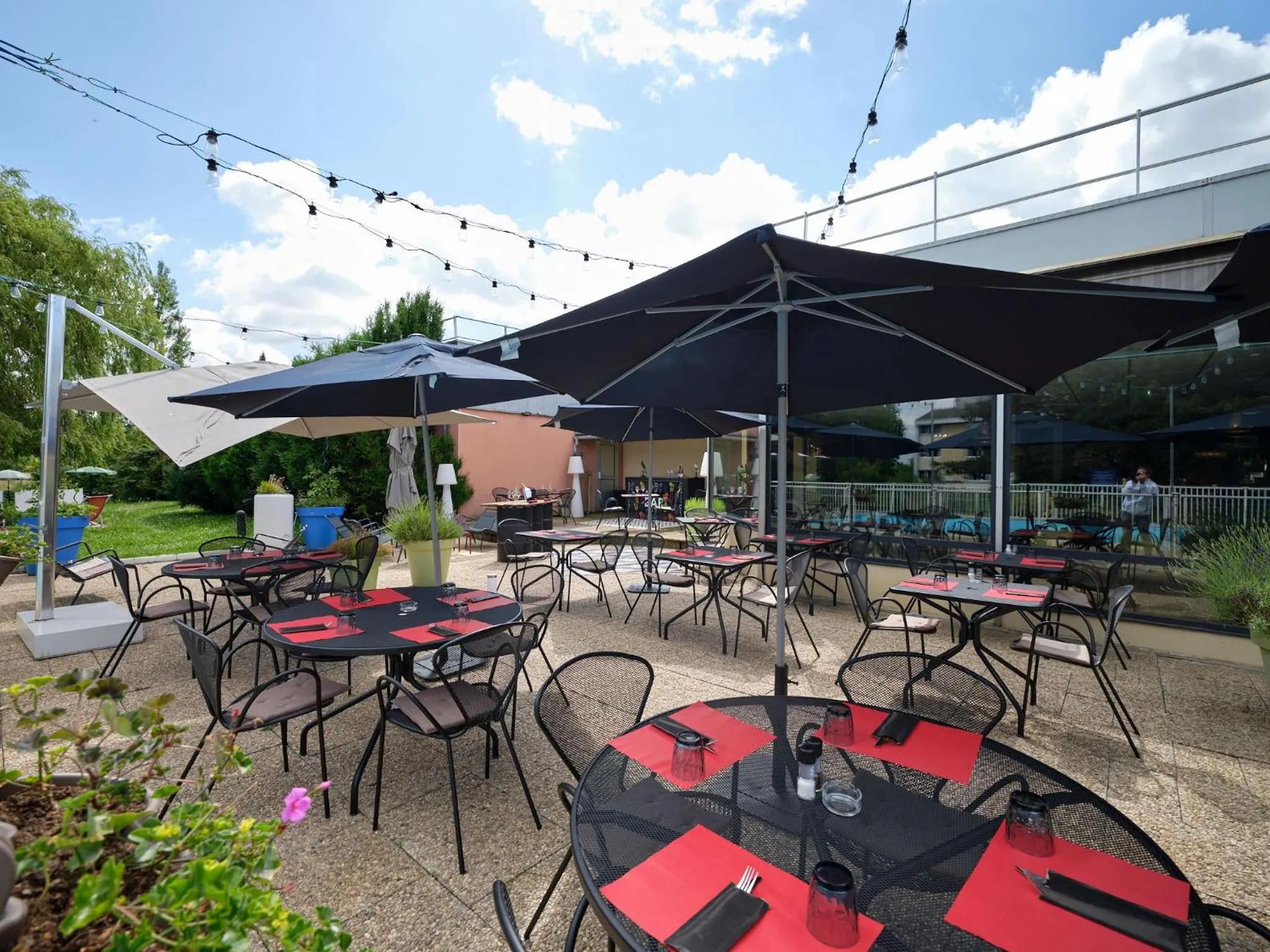 Patio in Novotel Metz Amnéville