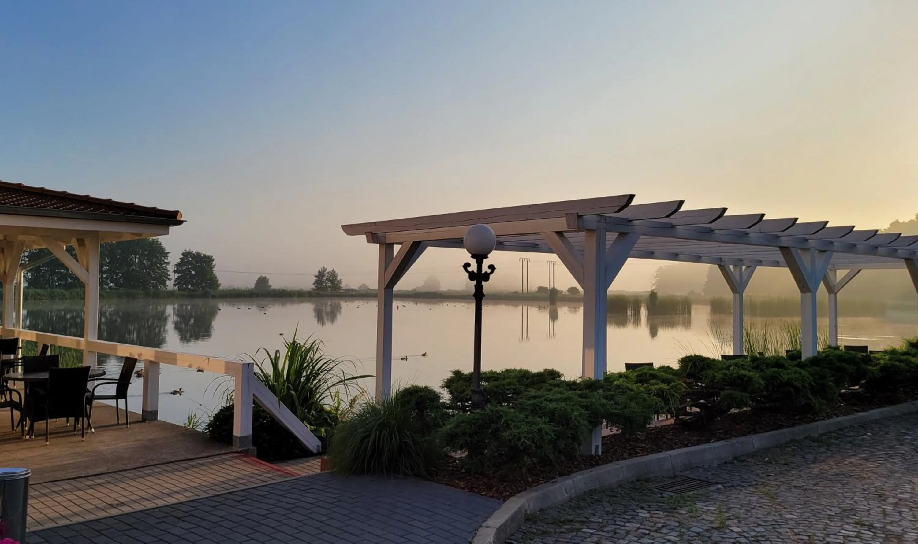 Lake view in Villa Dudziak