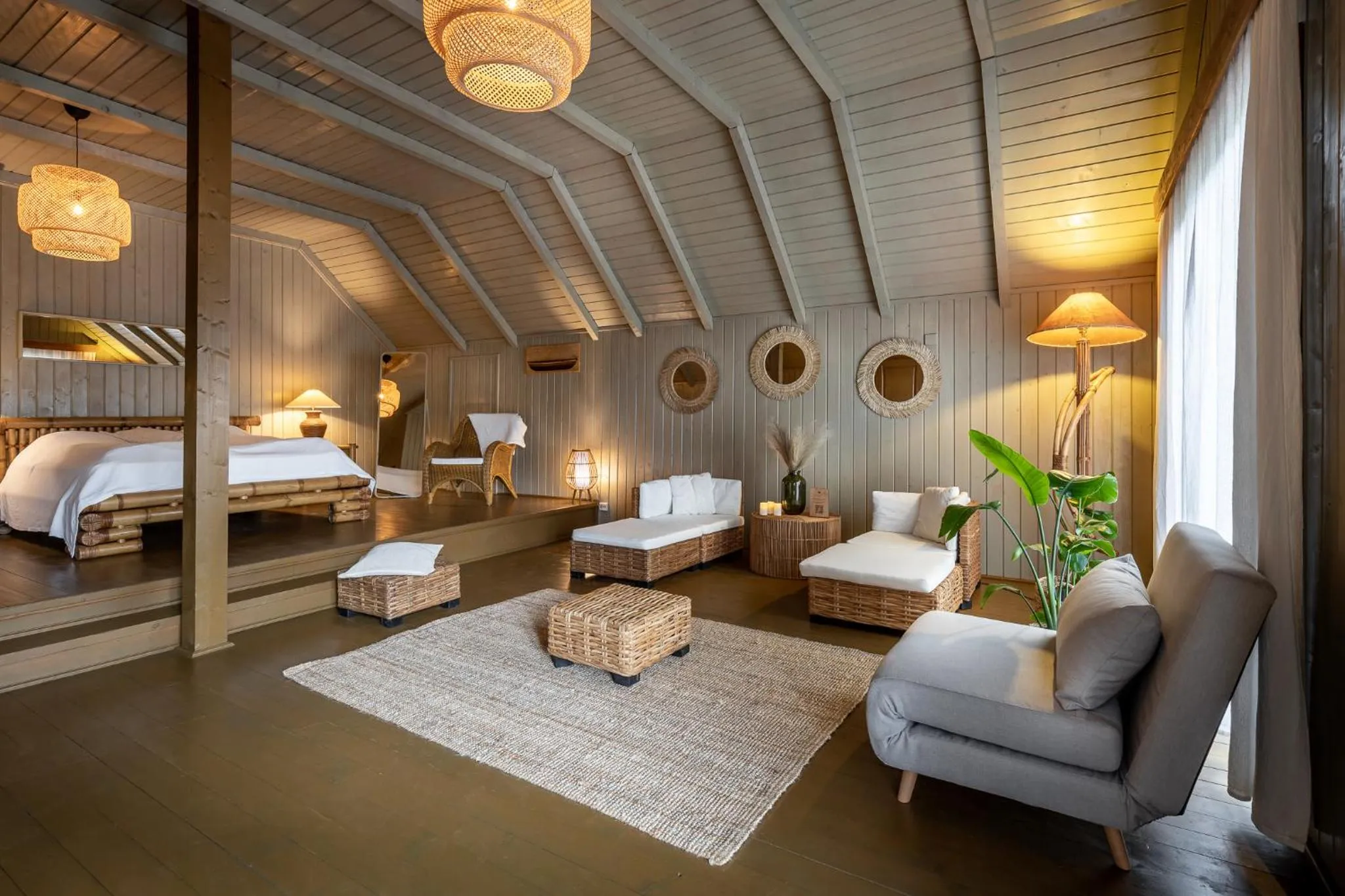 Bedroom, Bed in Green Village Resort