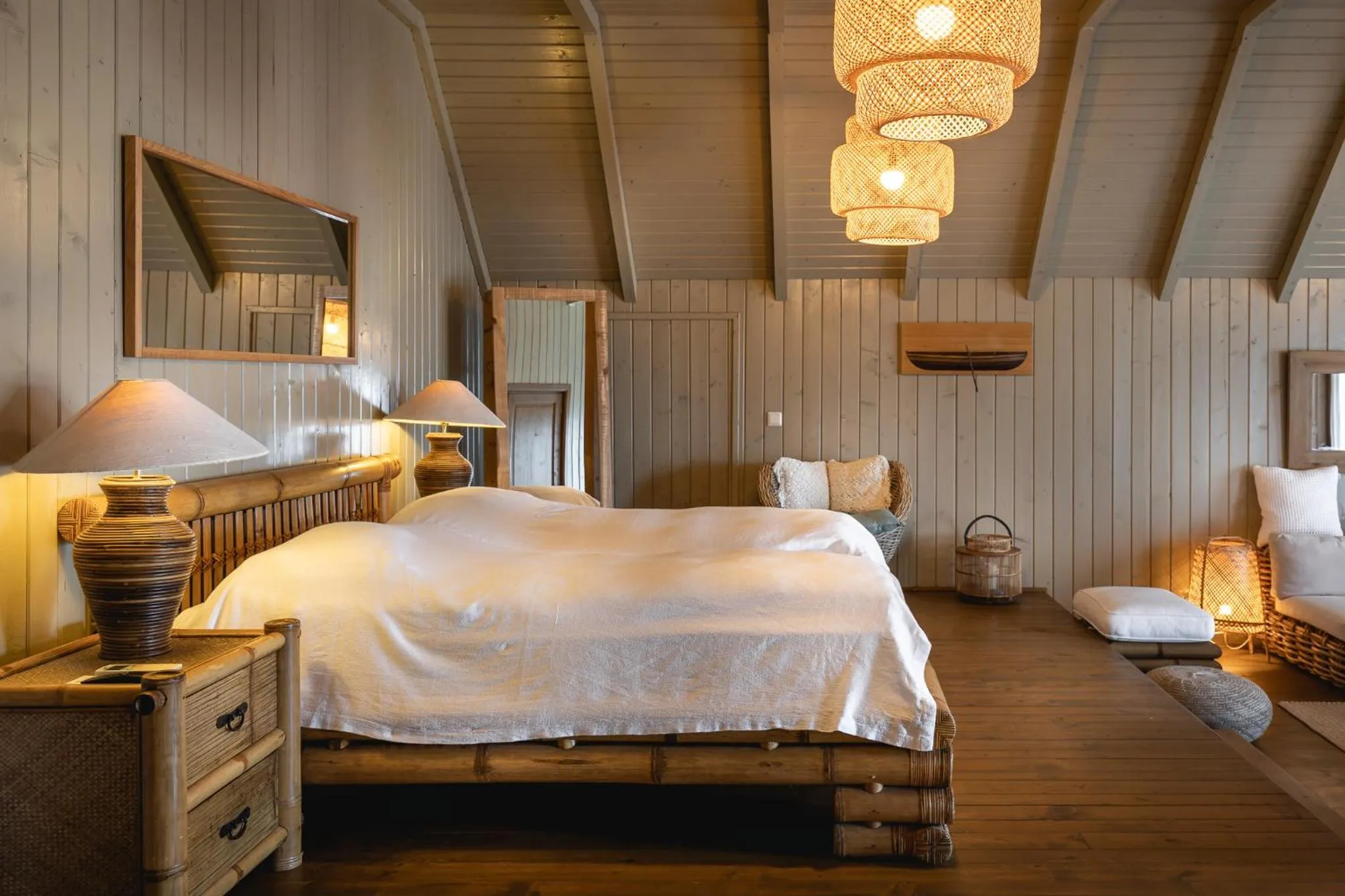 Bedroom, Bed in Green Village Resort