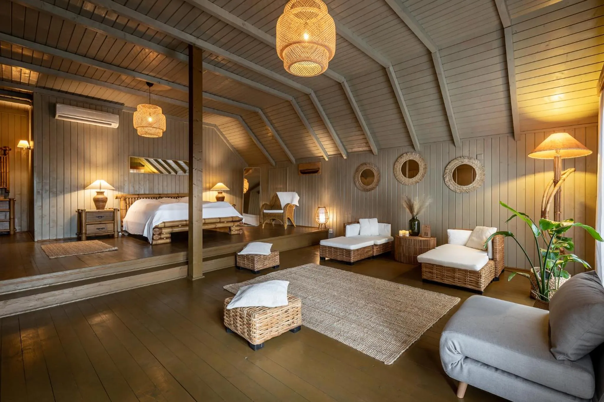 Photo of the whole room, Bed in Green Village Resort