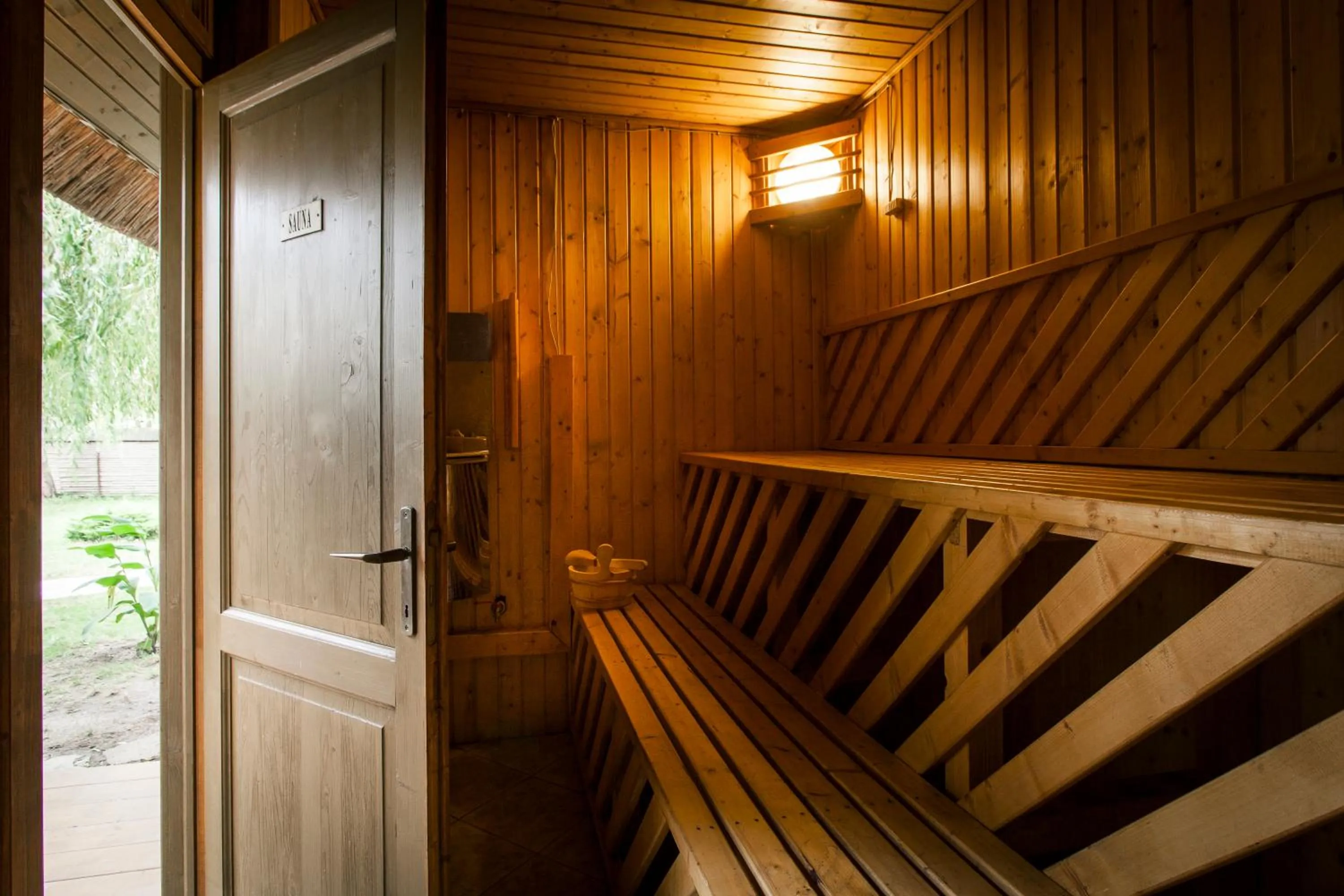 Sauna in Green Village Resort