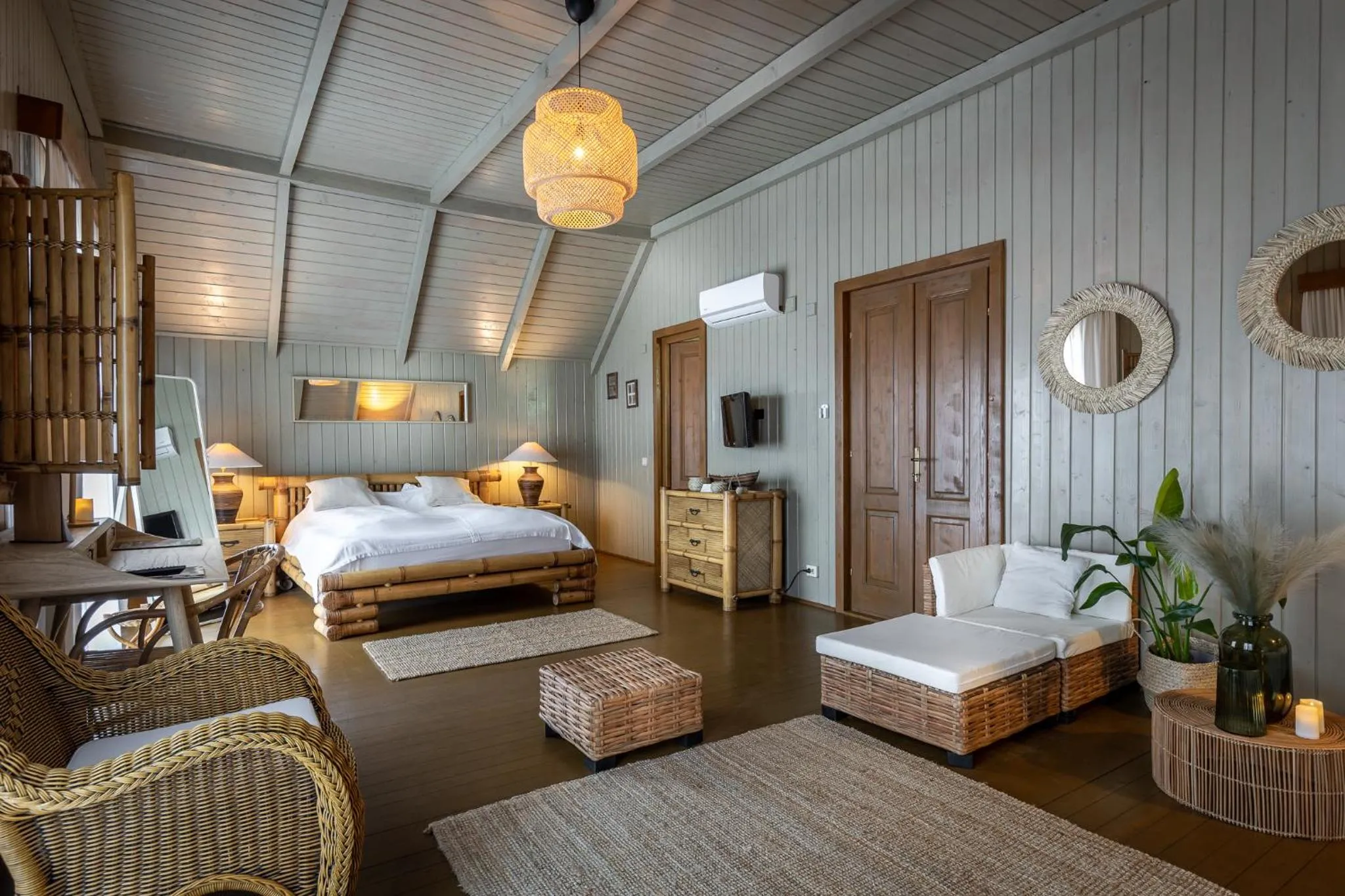 Photo of the whole room, Bed in Green Village Resort