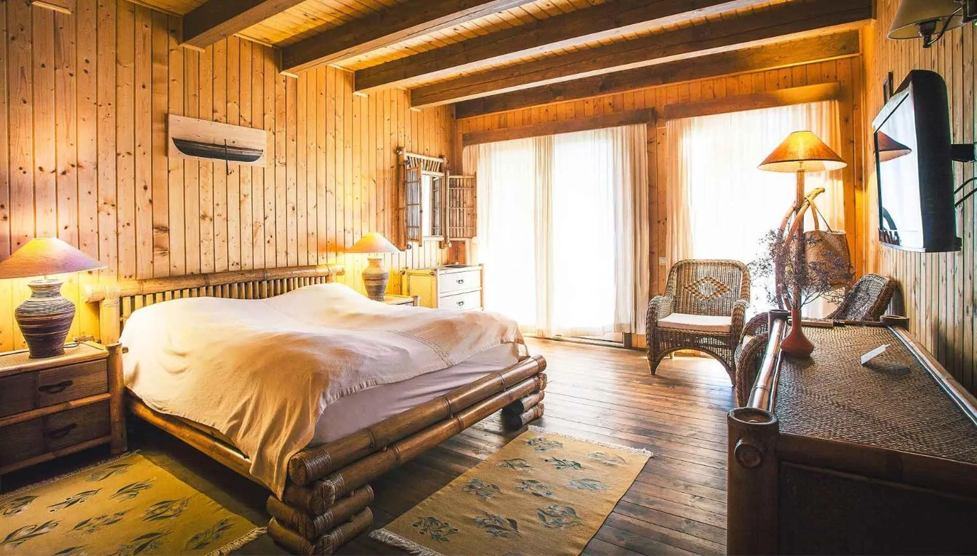 Photo of the whole room, Bed in Green Village Resort