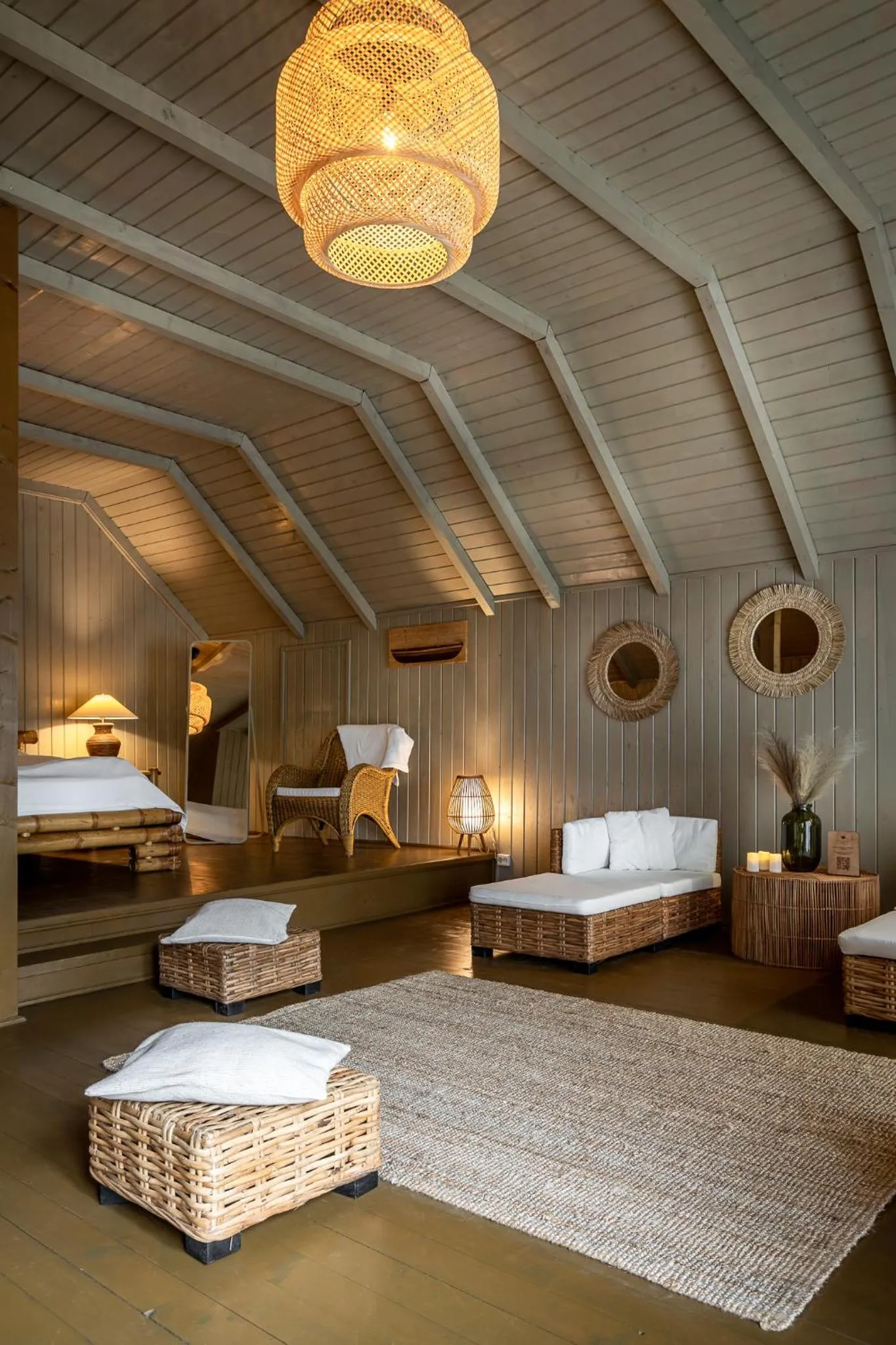 Photo of the whole room, Bed in Green Village Resort