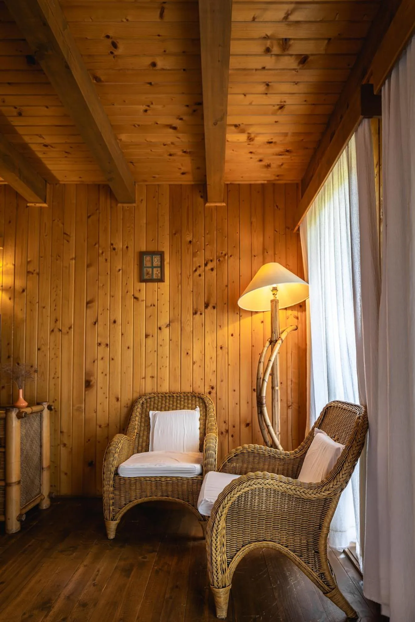 Seating area, Bed in Green Village Resort