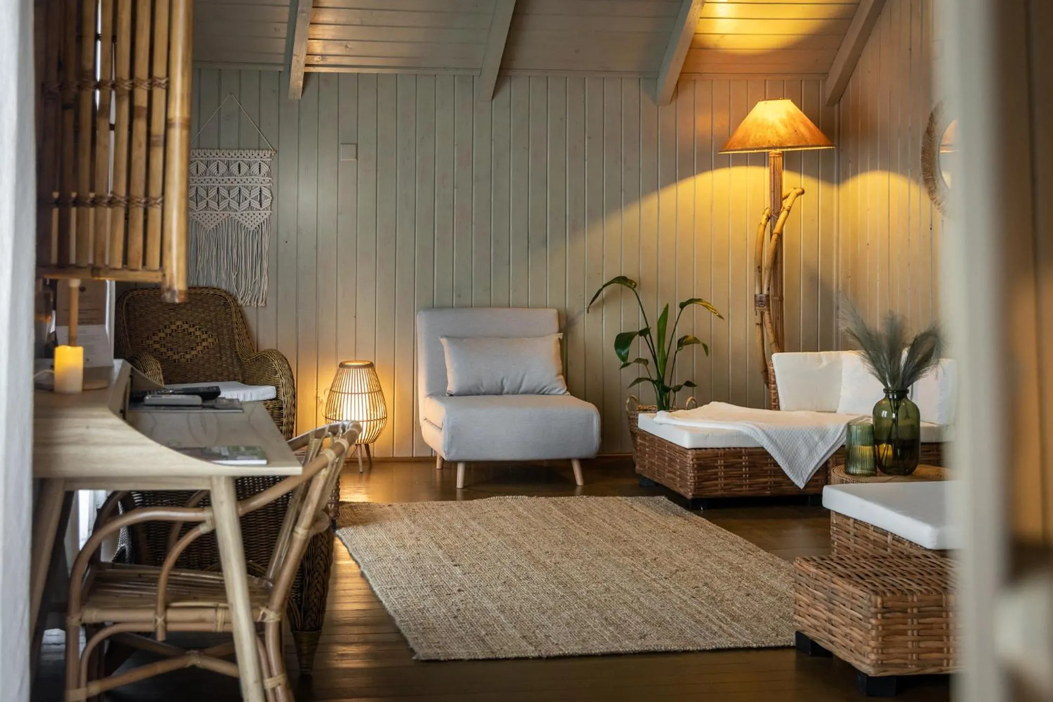 Seating area in Green Village Resort