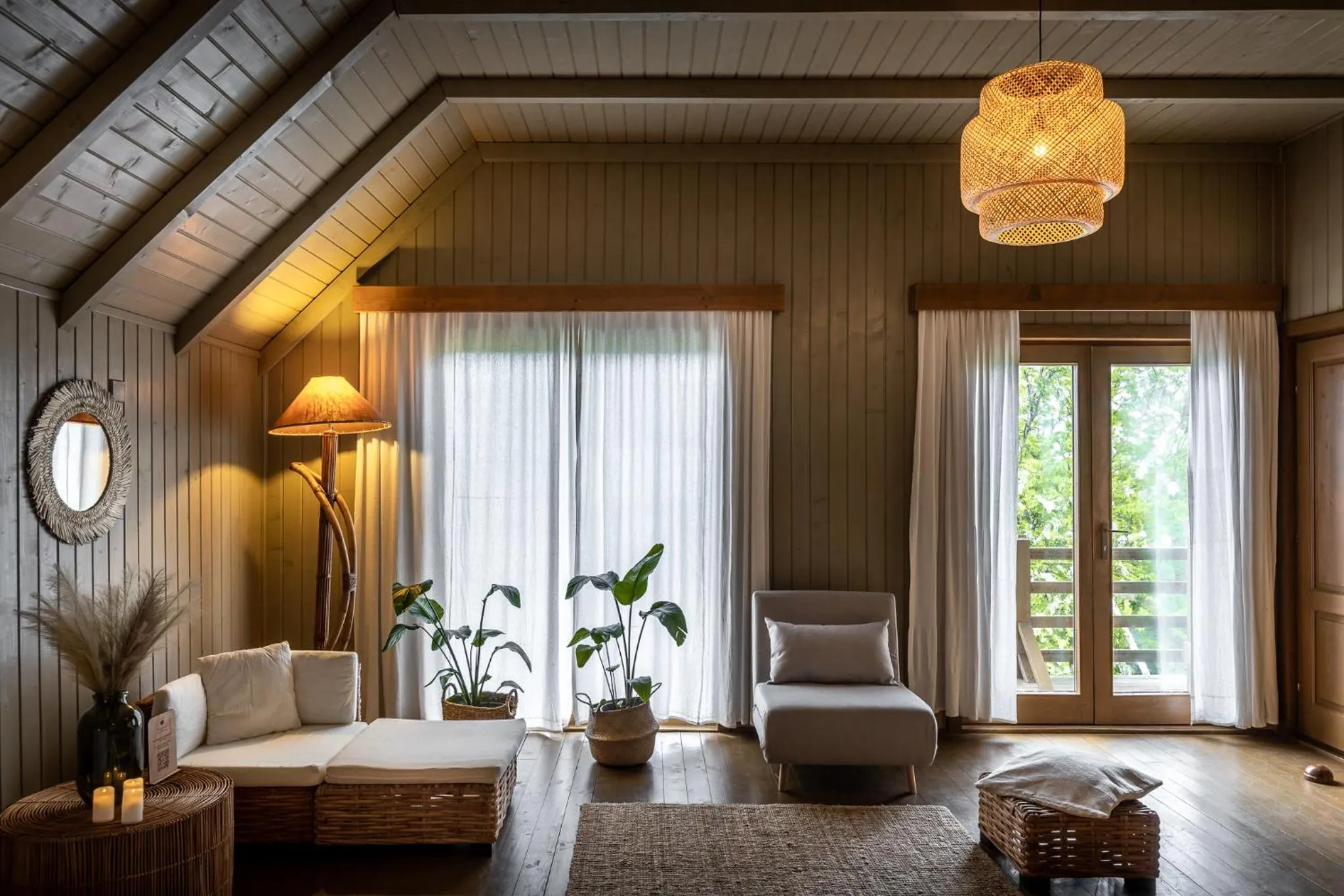 Seating area in Green Village Resort