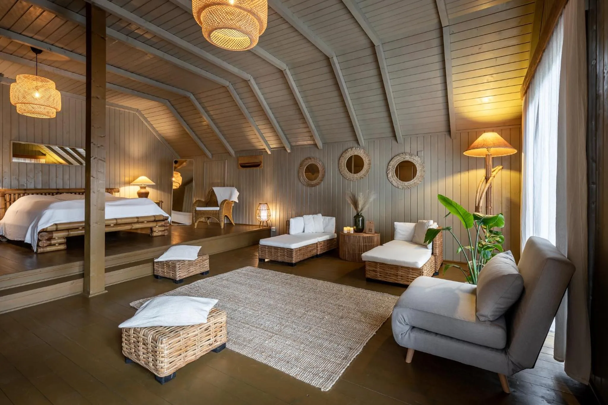 Photo of the whole room, Bed in Green Village Resort