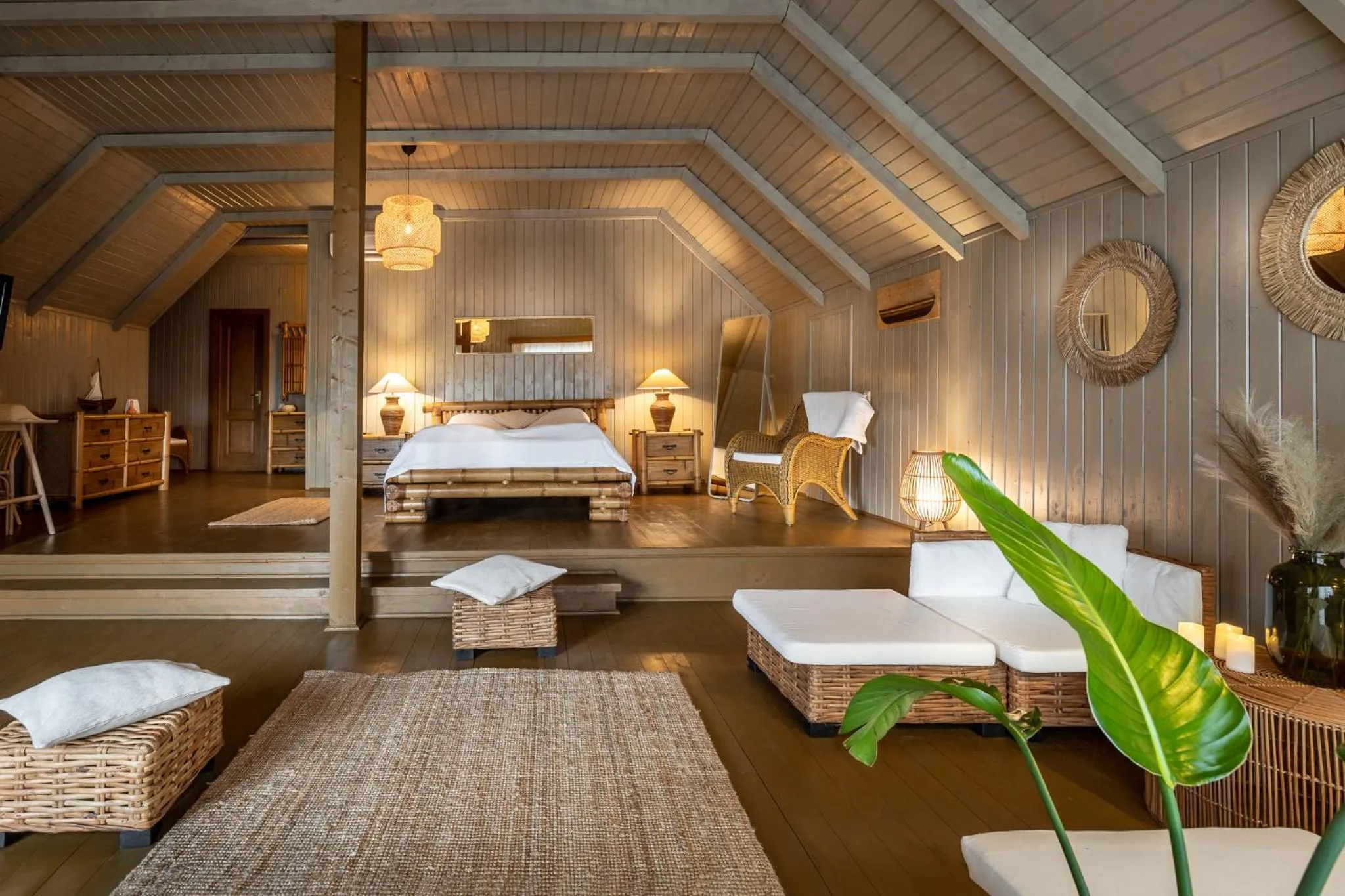Photo of the whole room, Bed in Green Village Resort