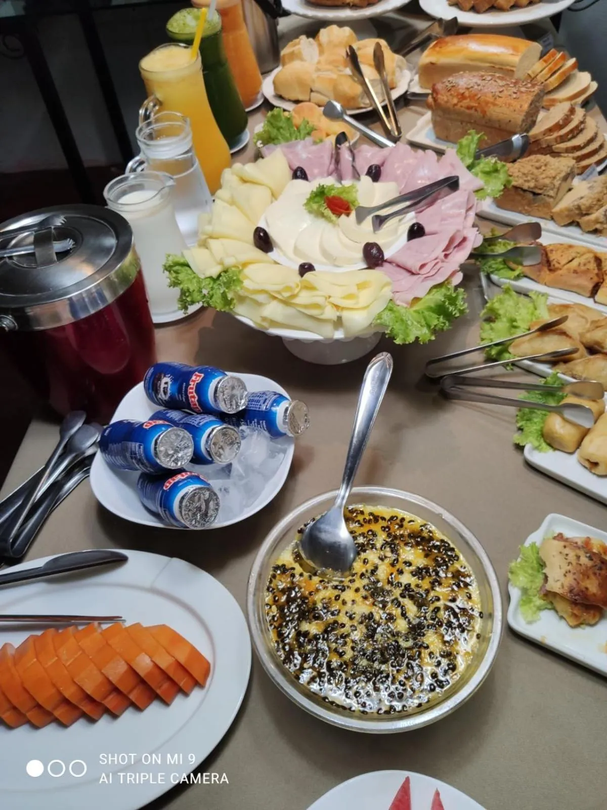 Food and drinks in Hotel Pousada Calliandra