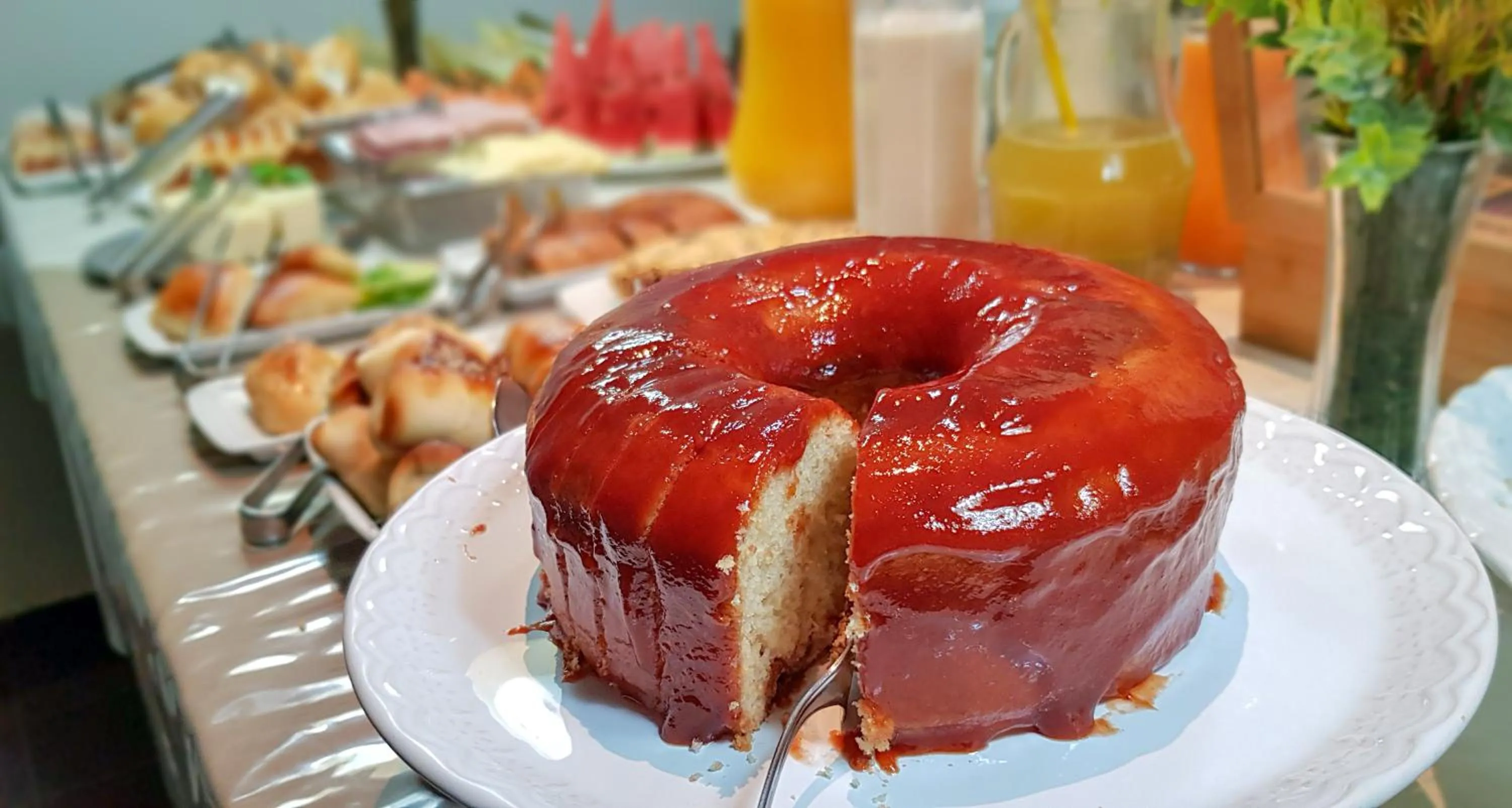 Food and drinks in Hotel Pousada Calliandra