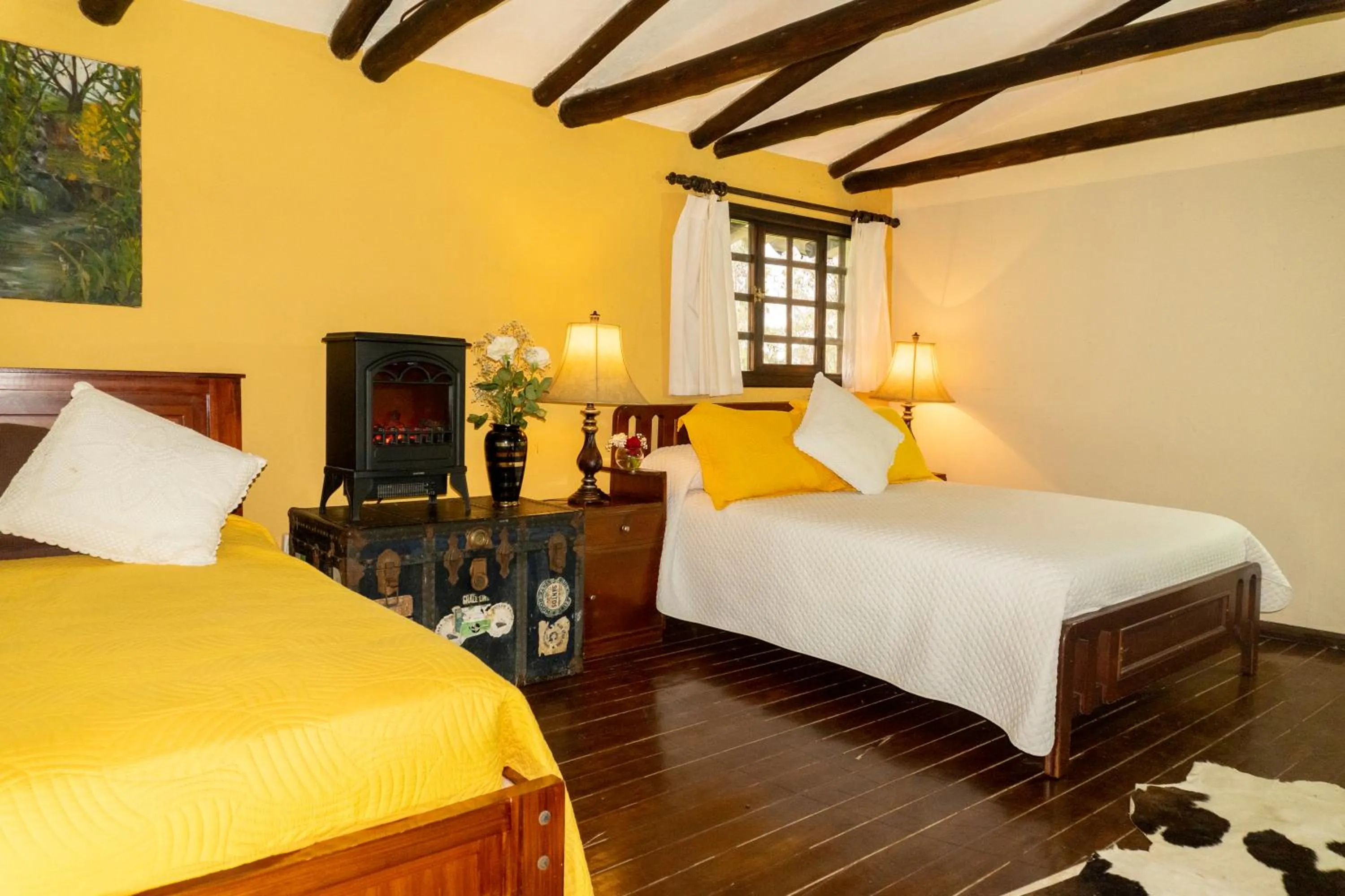 Bed in Hacienda San Isidro Trails & Experiences