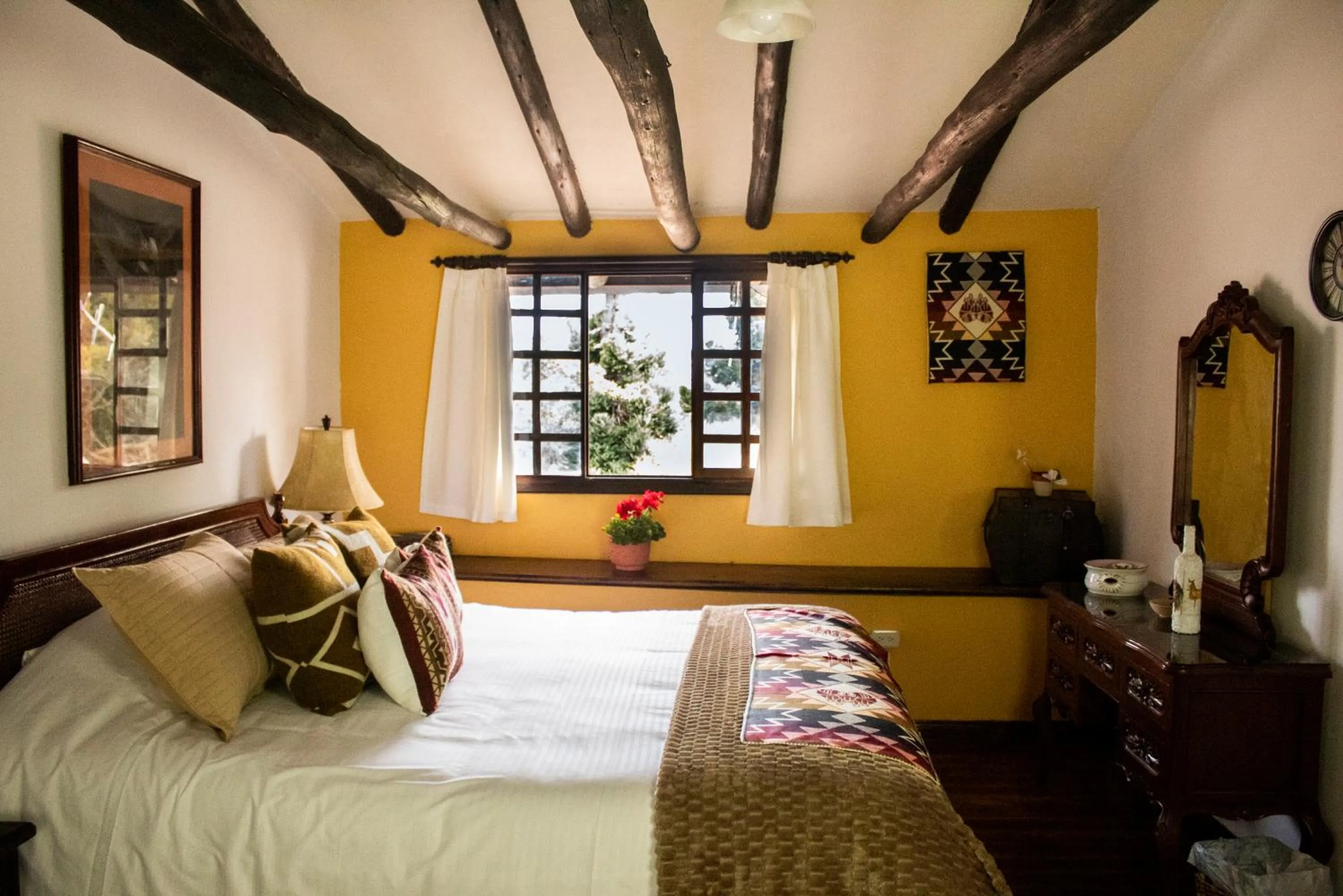 Bed in Hacienda San Isidro Trails & Experiences