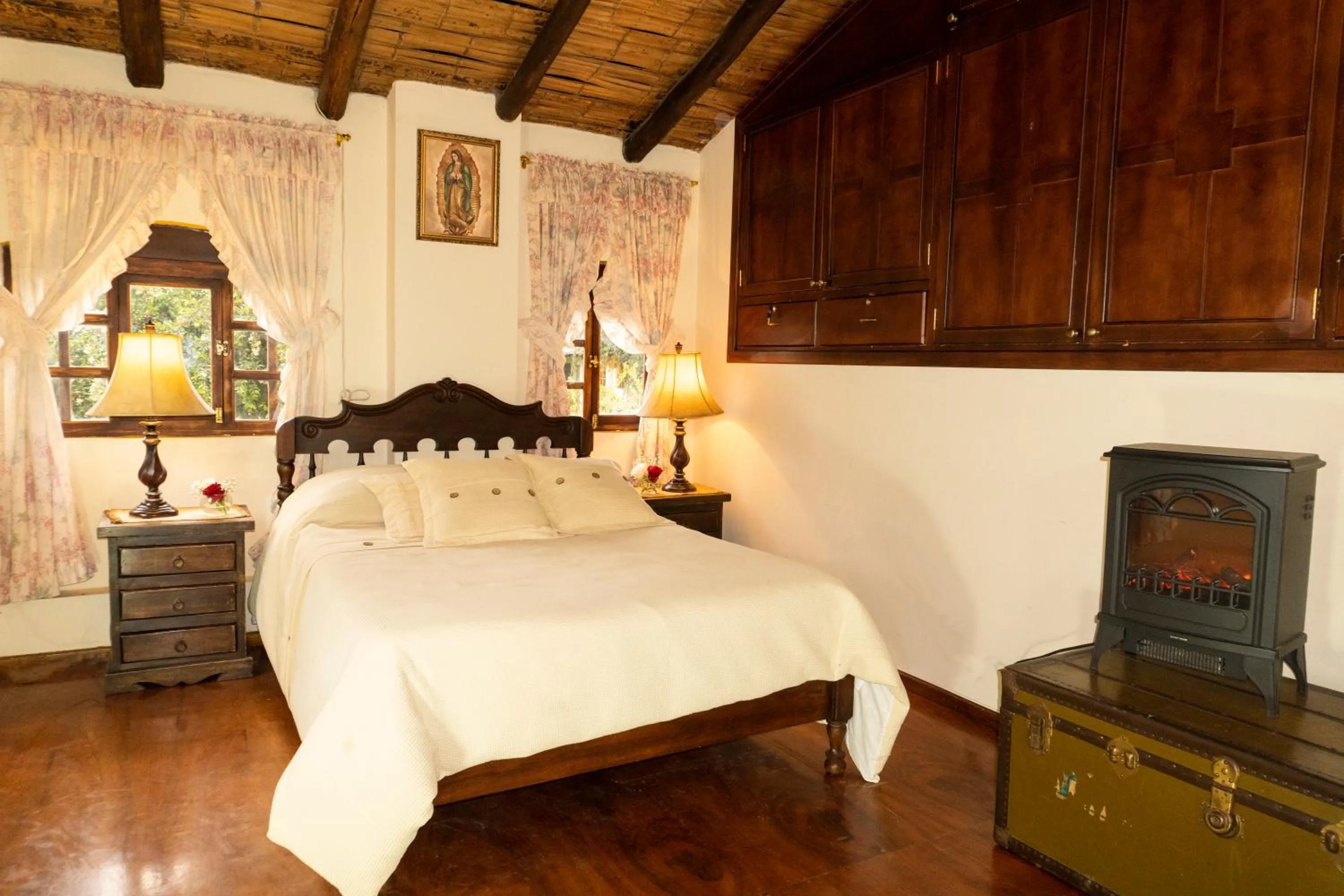 Bed in Hacienda San Isidro Trails & Experiences