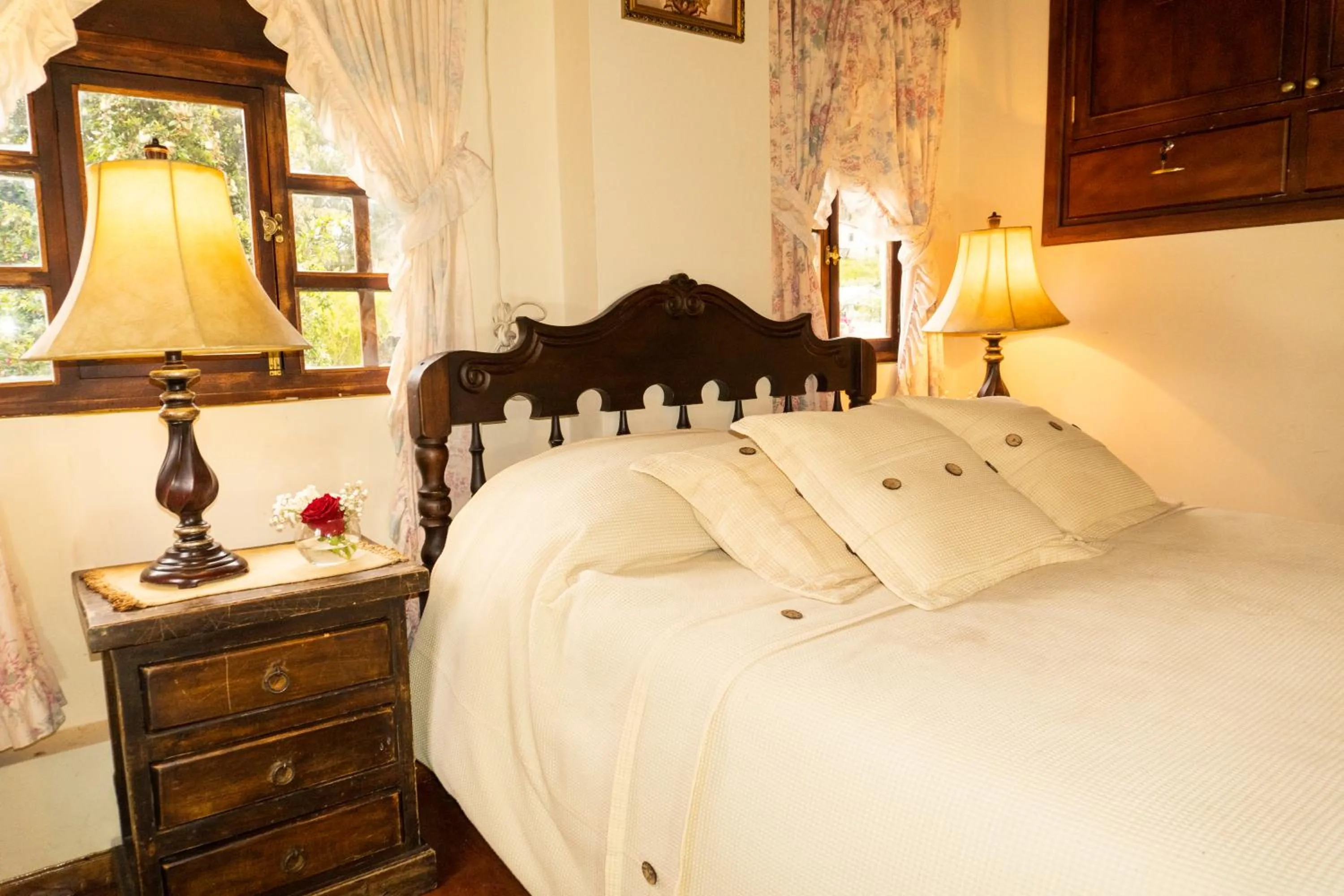 Bed in Hacienda San Isidro Trails & Experiences