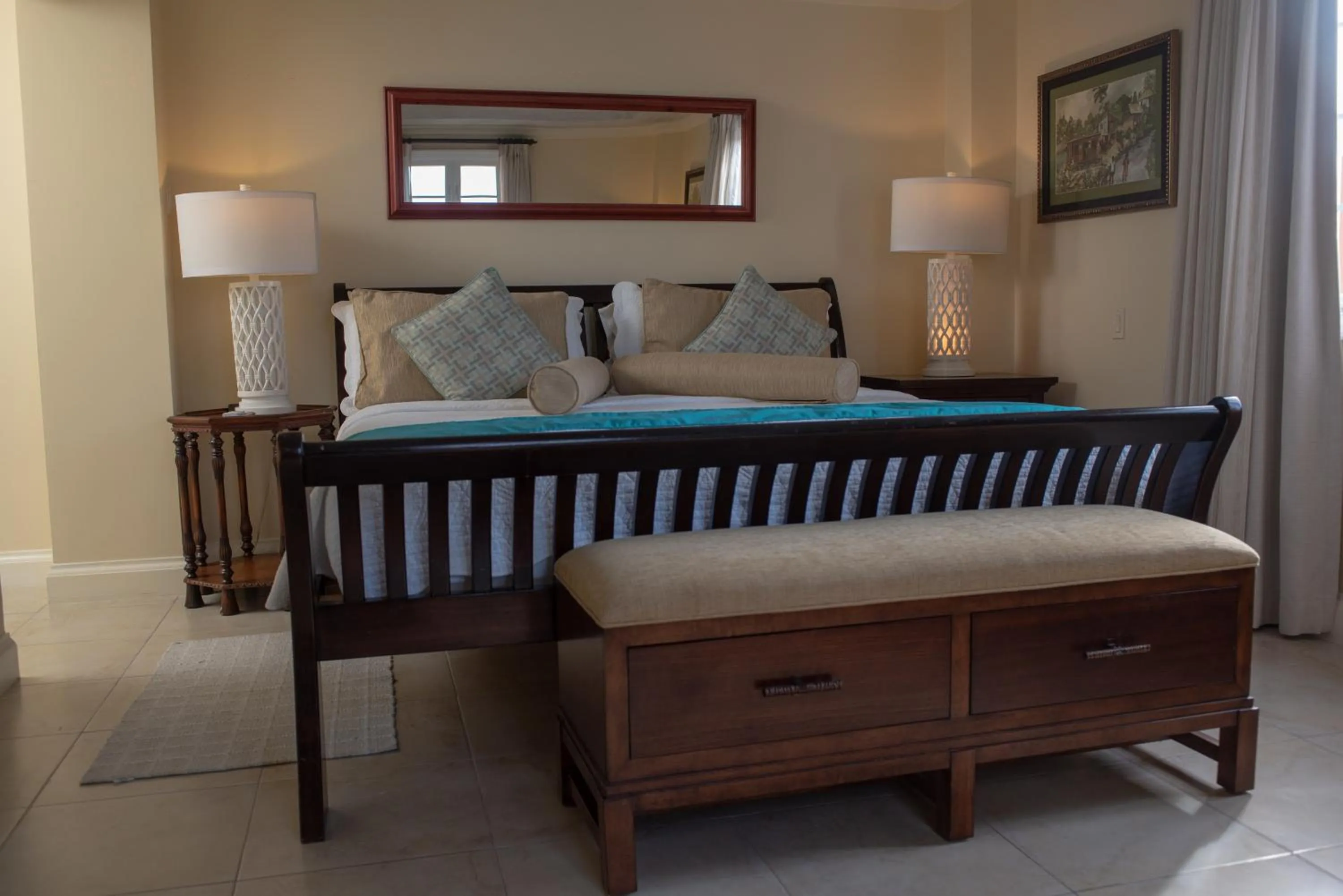 Bed in White Sands Beach Condos
