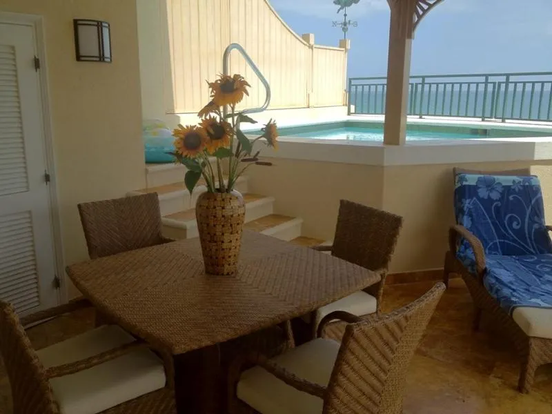 Patio in White Sands Beach Condos