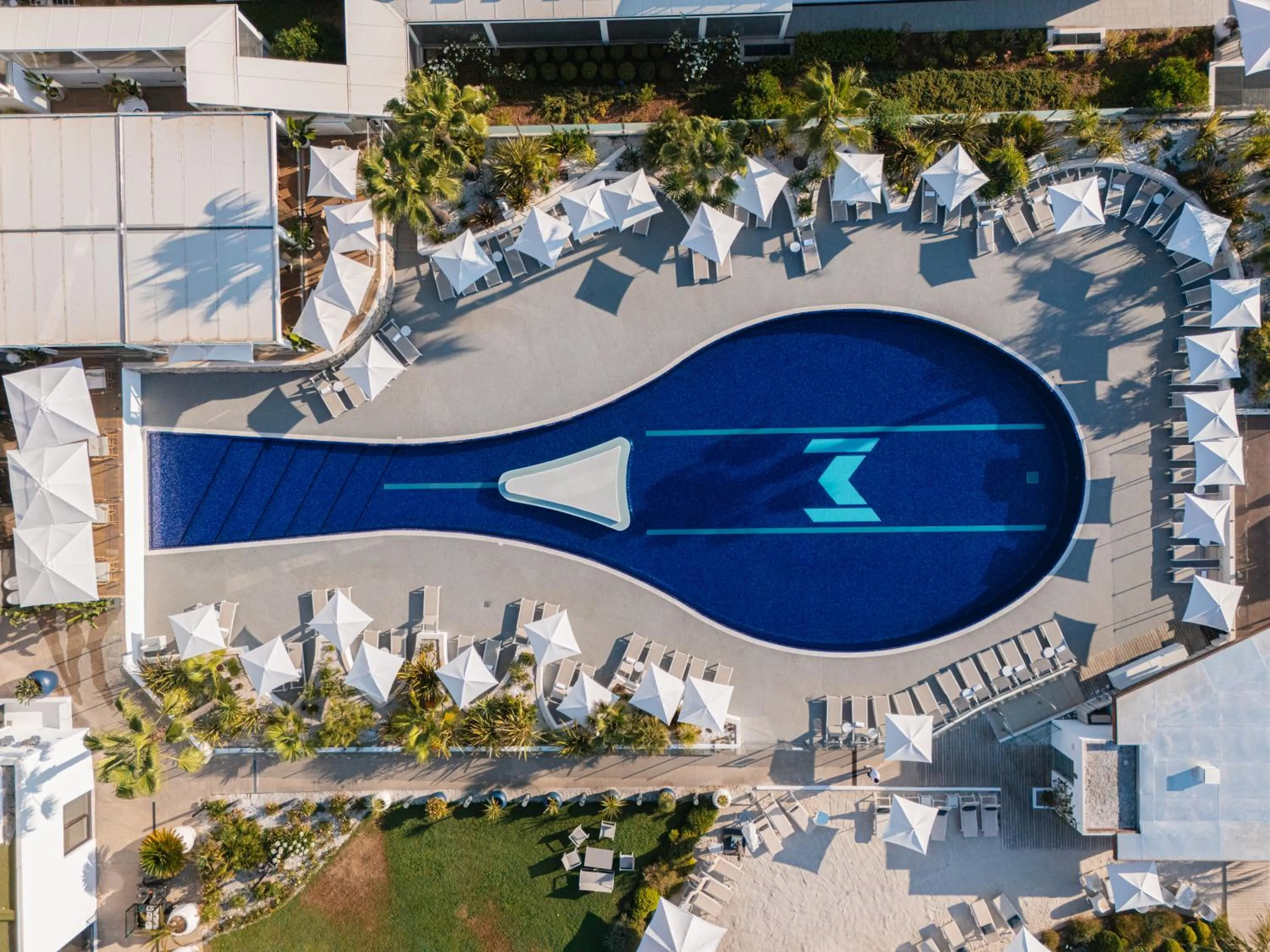 Bird's eye view in Mouratoglou Hotel & Resort