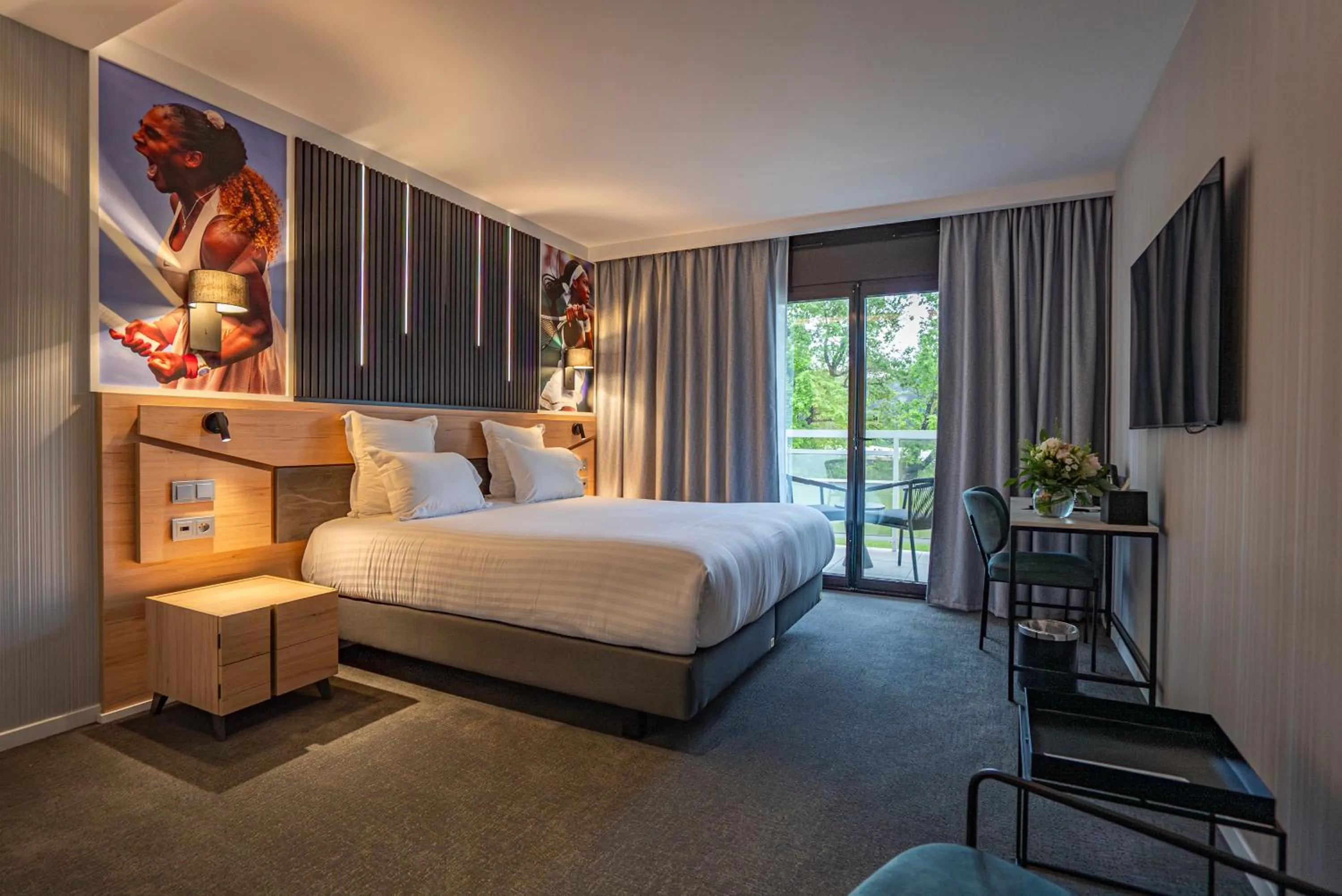 Bedroom, Bed in Mouratoglou Hotel & Resort