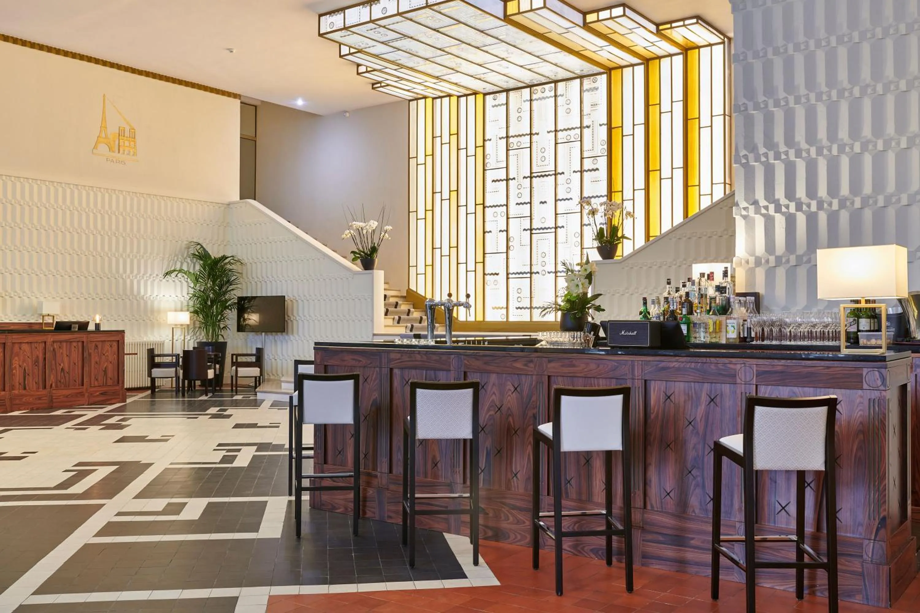 Lobby or reception in Hotel & Spa Vacances Bleues Le Splendid