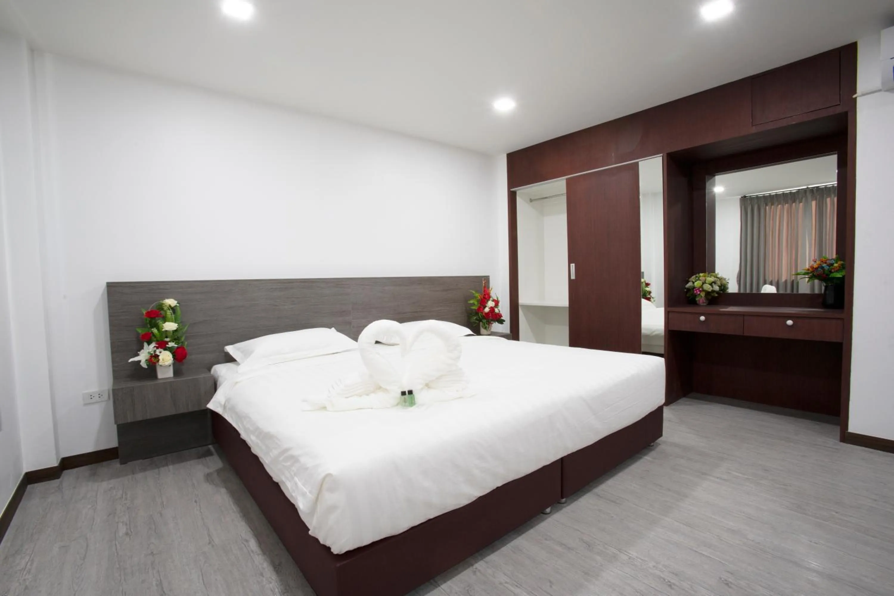 Photo of the whole room, Bed in NK Residence Sakon Nakhon