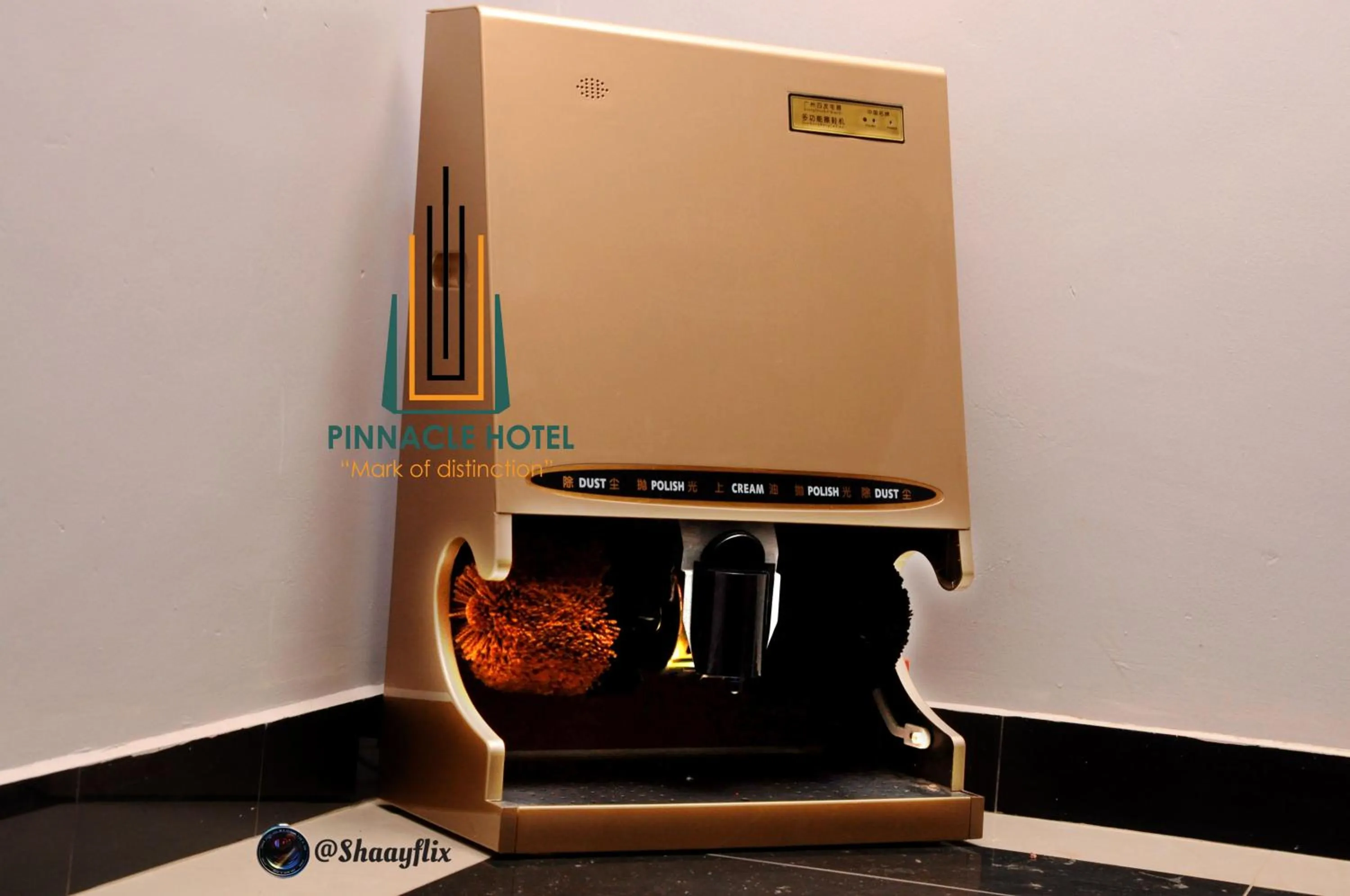 Decorative detail in Pinnacle Hotel Mbarara