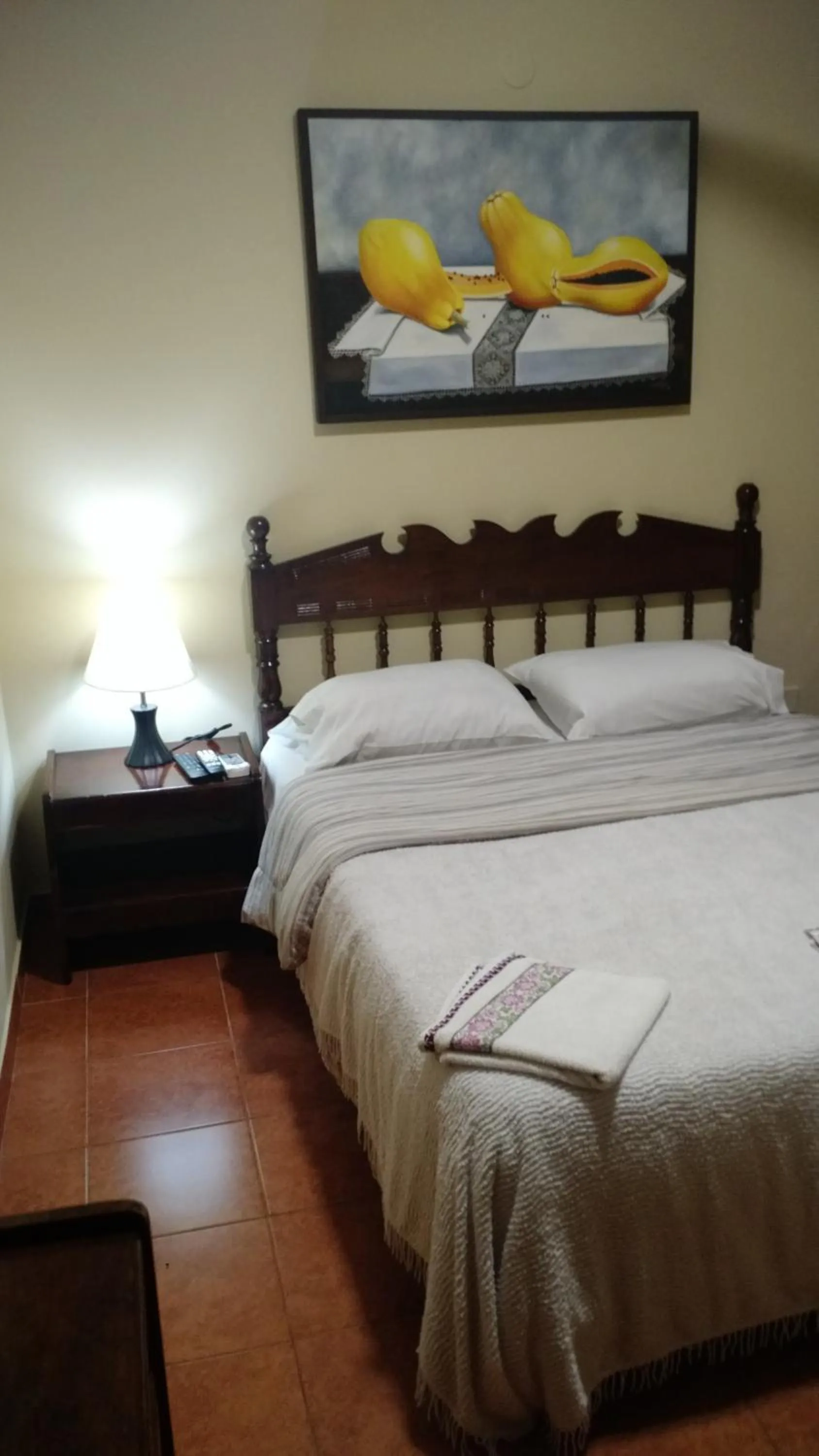 Bed in Residencia Leones de Castilla