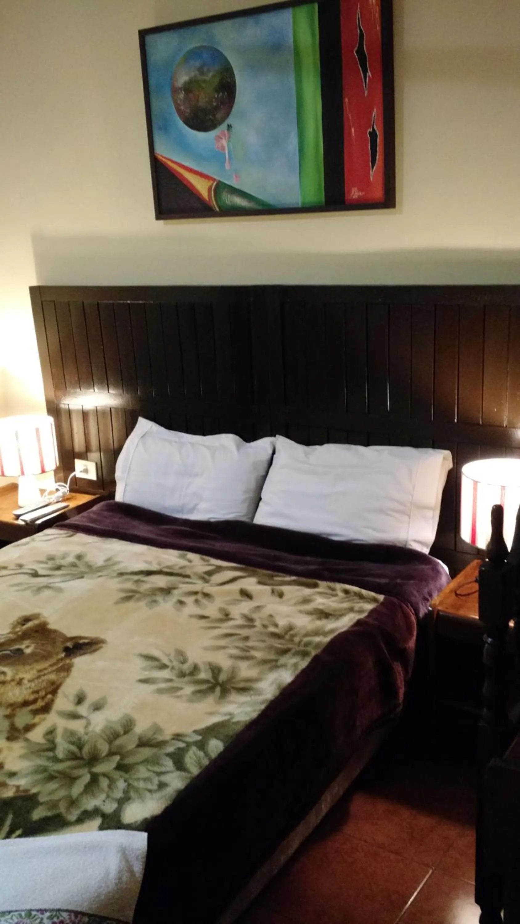 Bed in Residencia Leones de Castilla