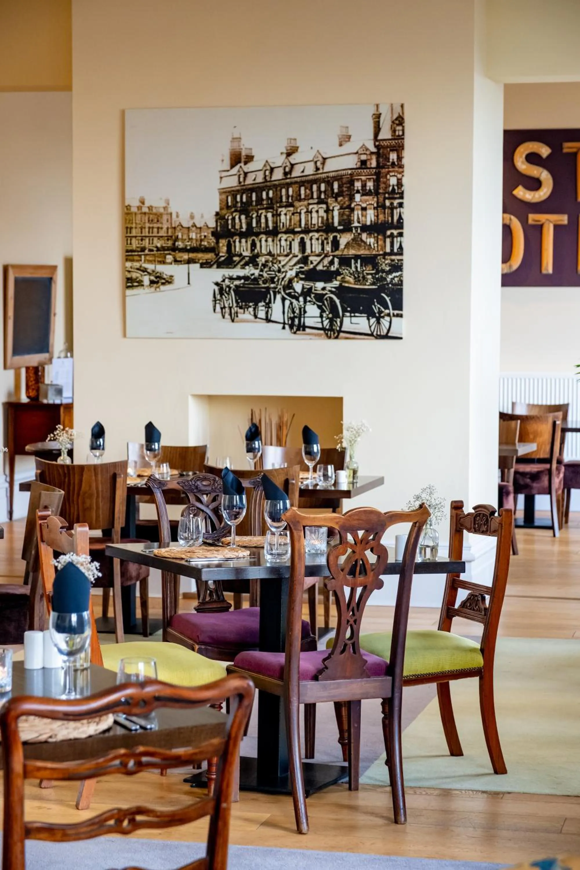 Dining area in Weston Hotel