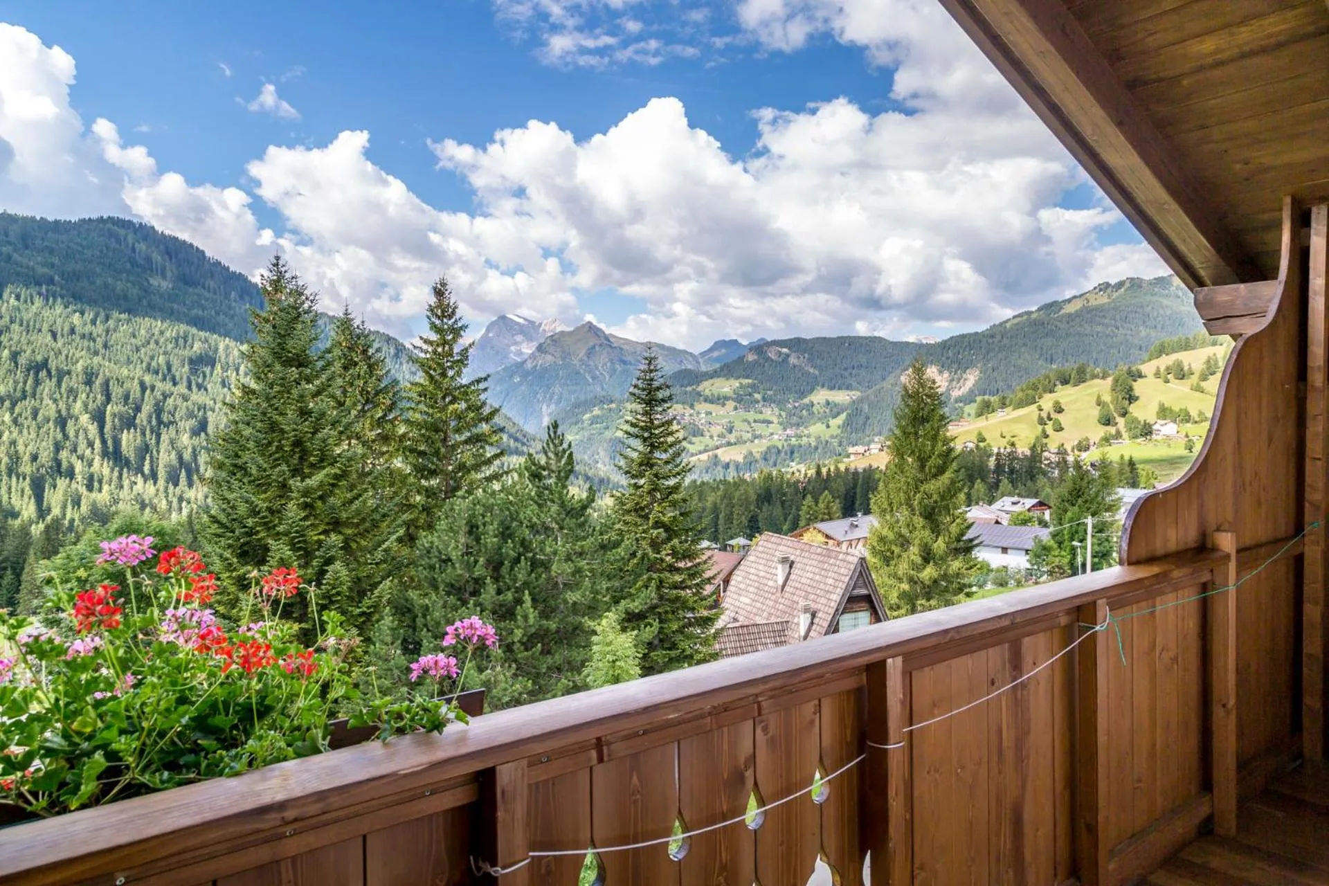 Balcony/Terrace in Hotel Garni la Stua