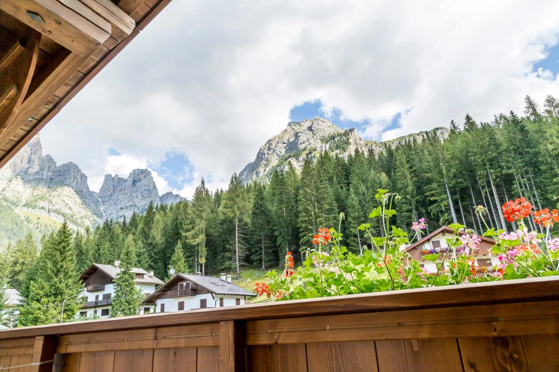 Natural landscape in Hotel Garni la Stua