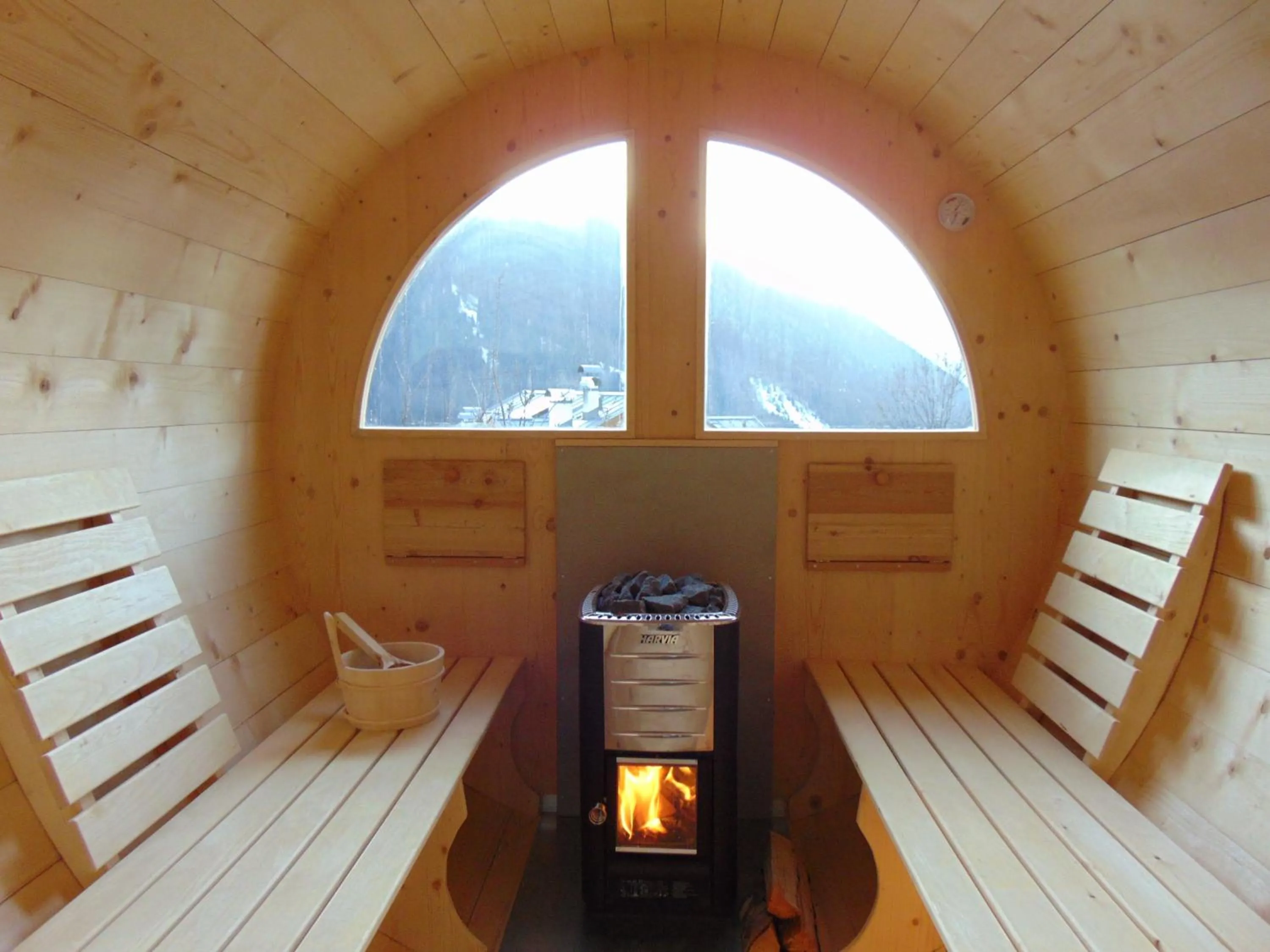 Sauna in Hotel Garni la Stua