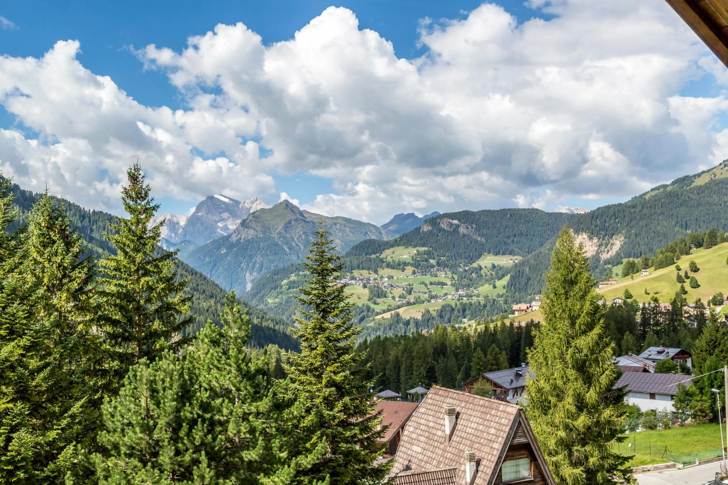 Natural landscape in Hotel Garni la Stua