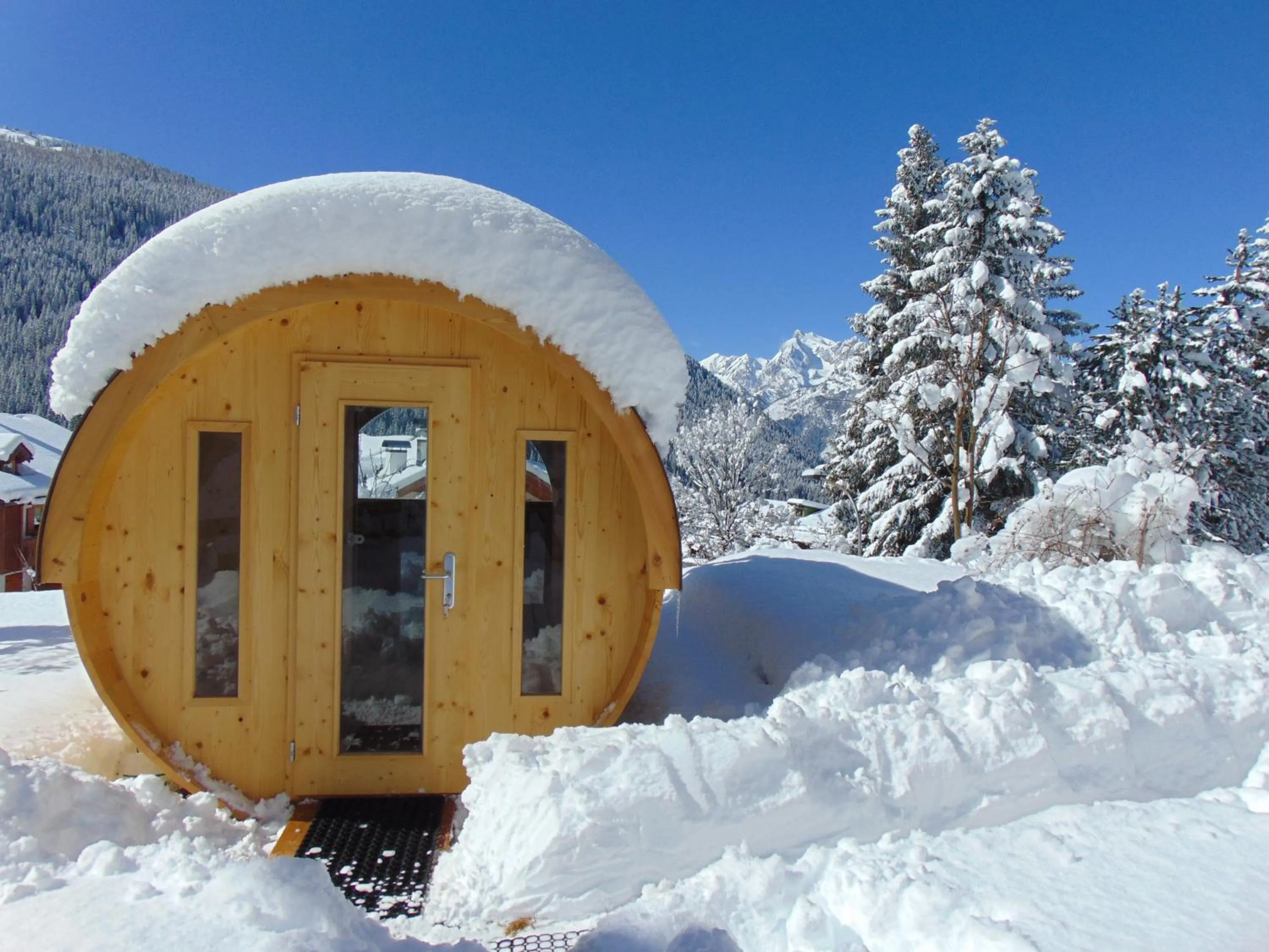 Sauna in Hotel Garni la Stua
