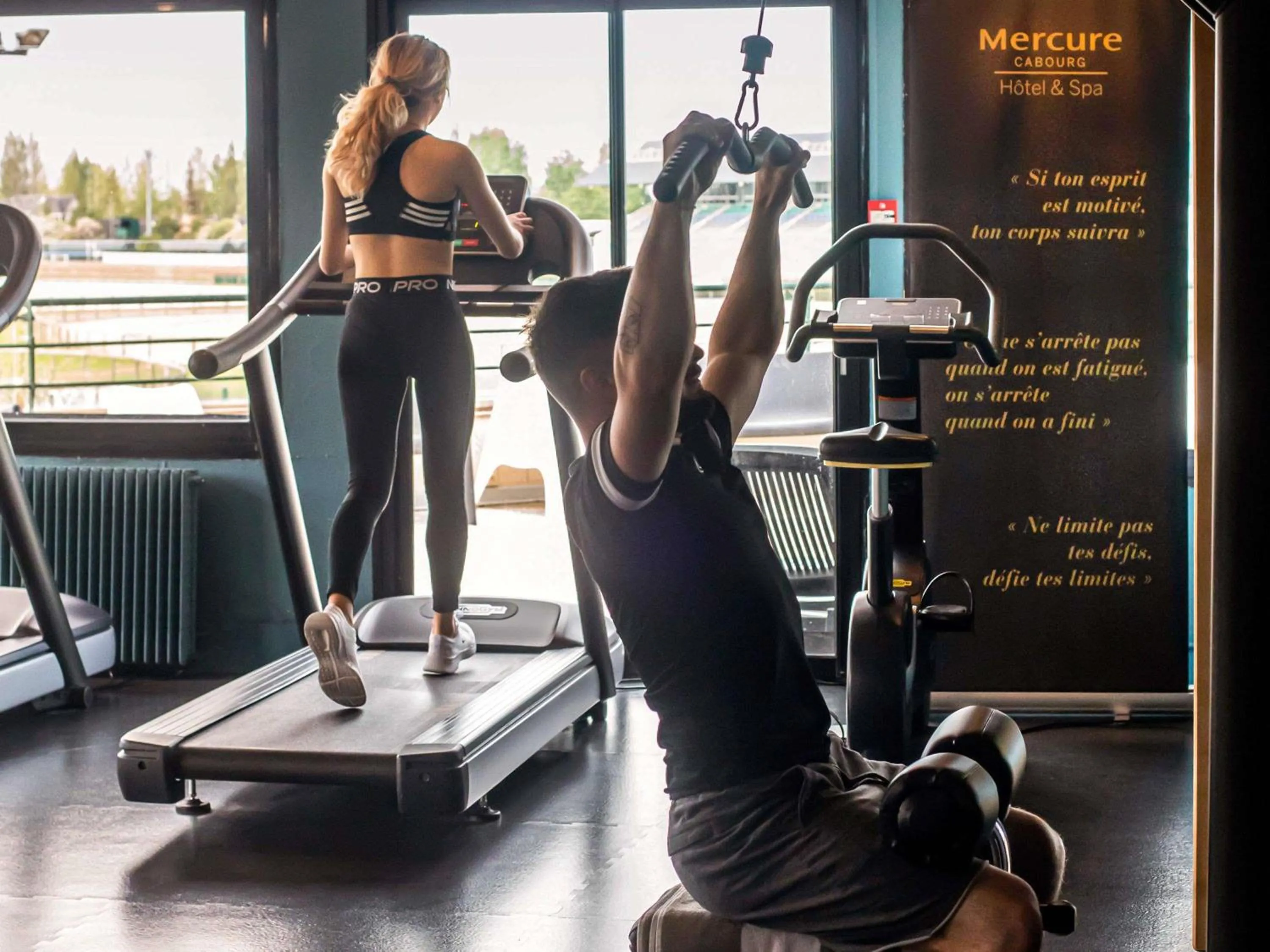 Fitness centre/facilities in Mercure Cabourg Hôtel & Spa