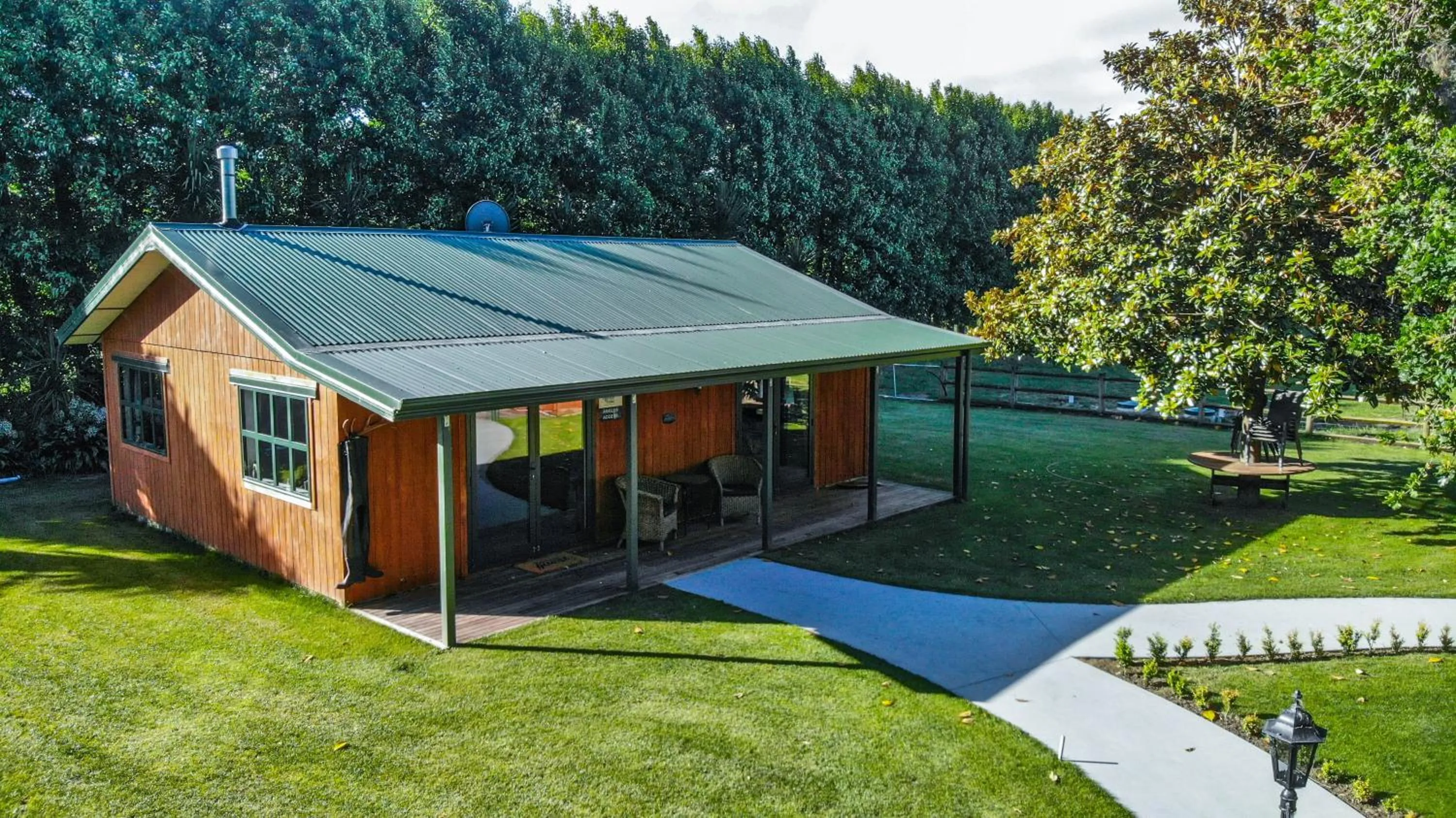 Bird's eye view in The Jolly Poacher Retreat