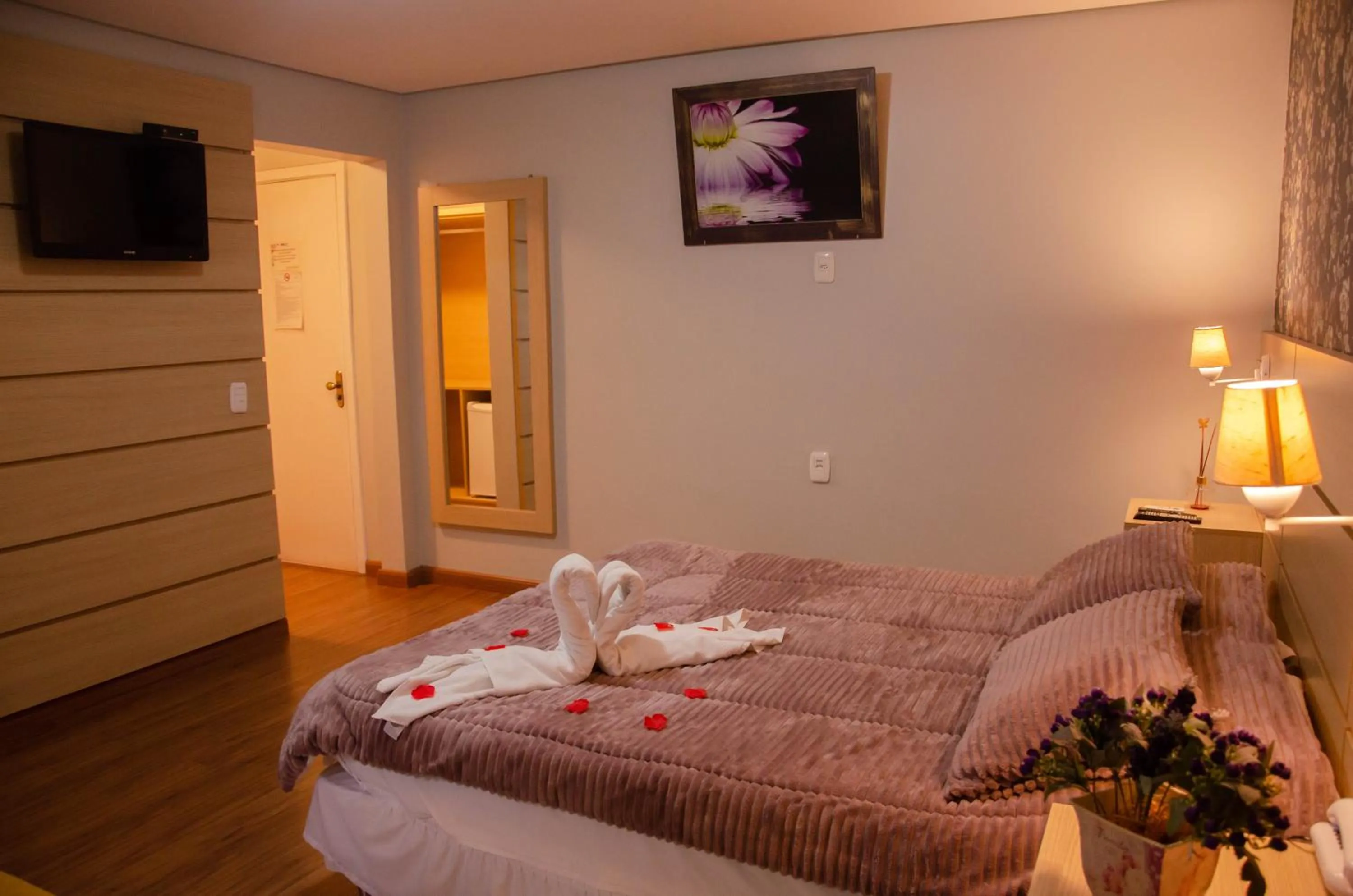 Bed in Pousada Lanai Gramado