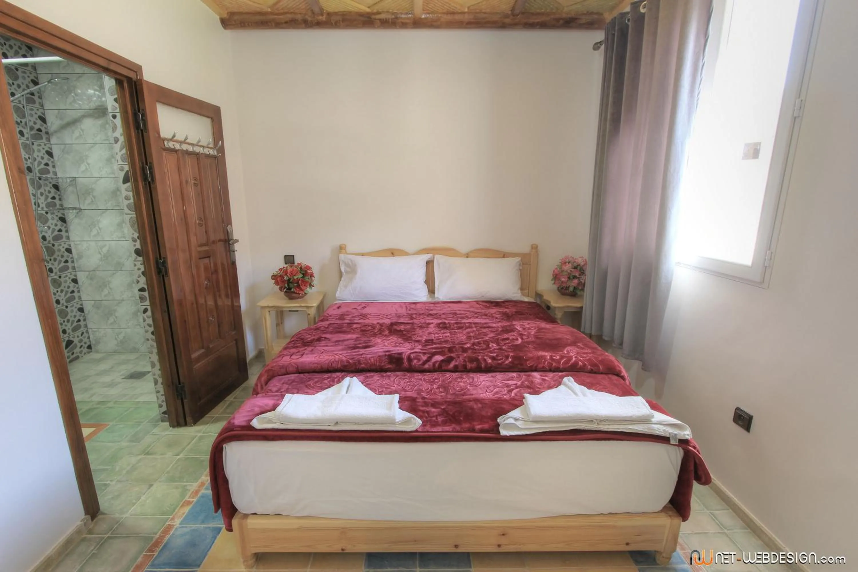 Bed in Hotel New Mars Dades