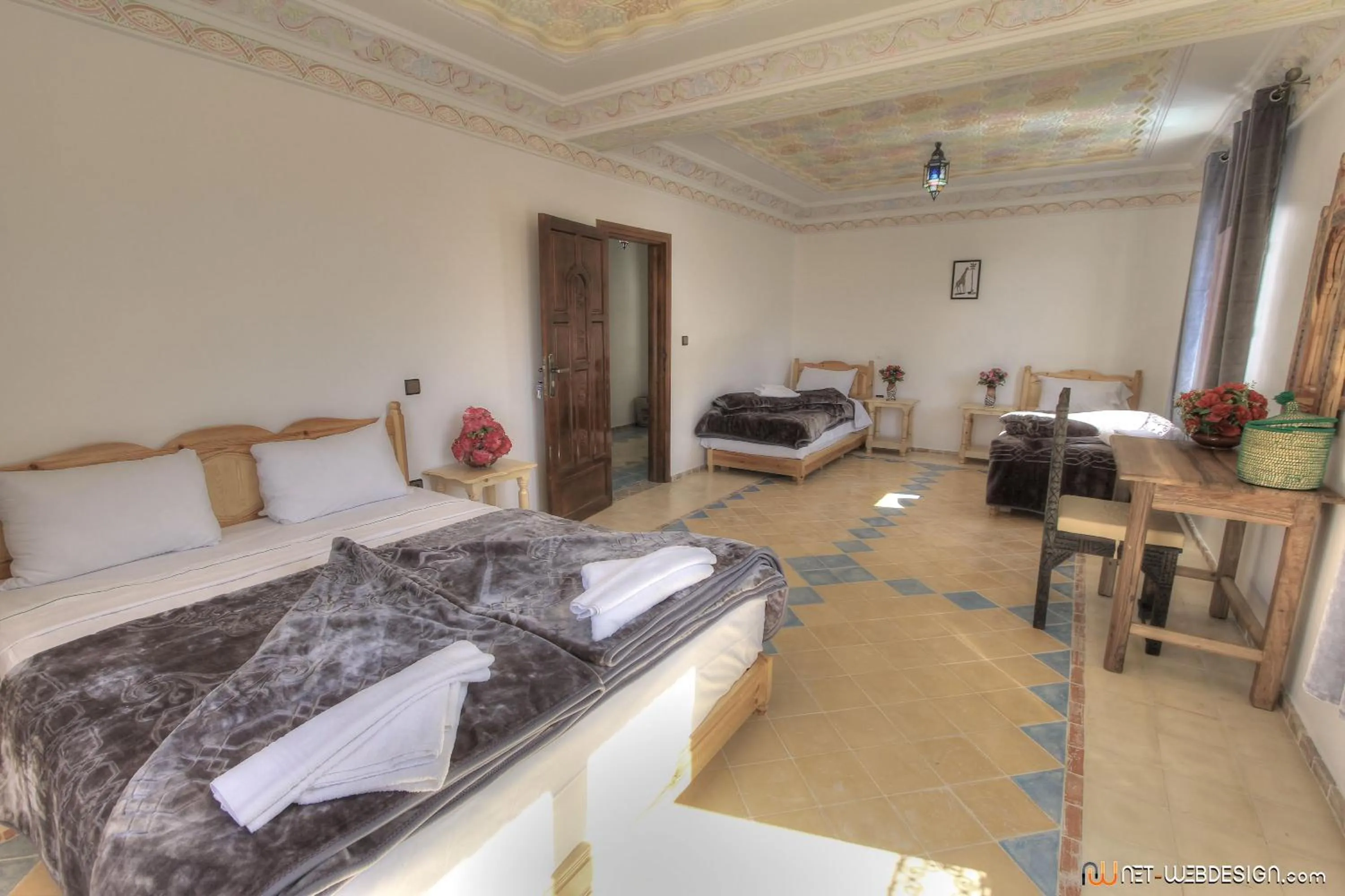 Bed in Hotel New Mars Dades