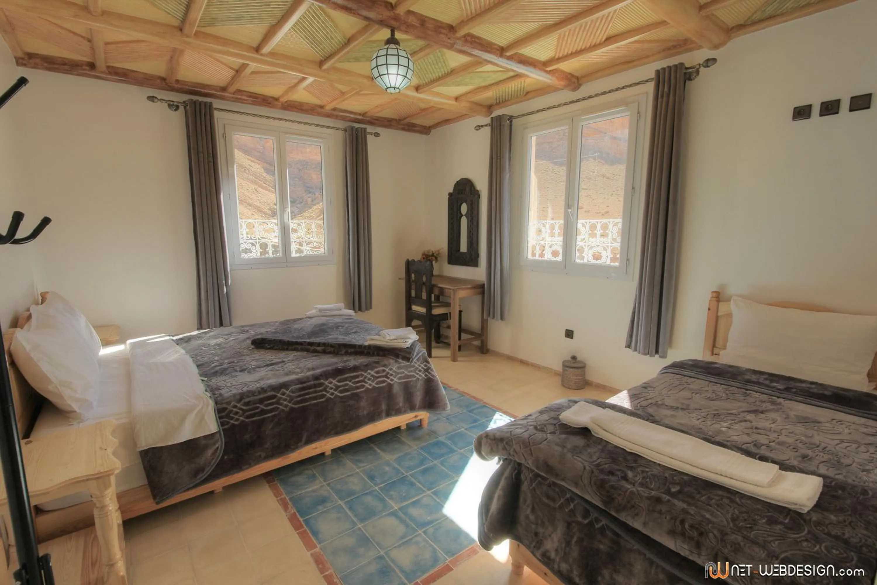 Bed in Hotel New Mars Dades