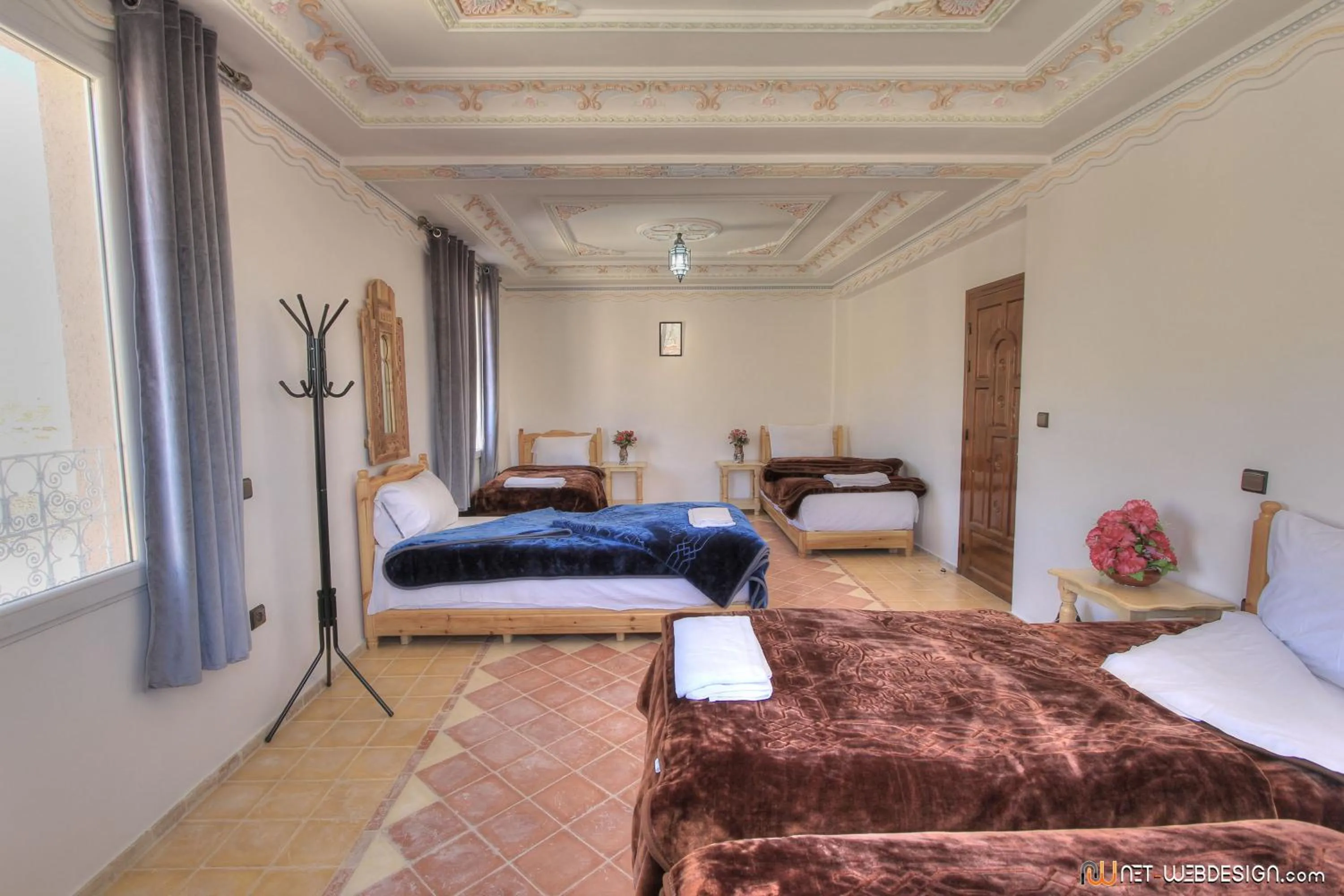 Bed in Hotel New Mars Dades